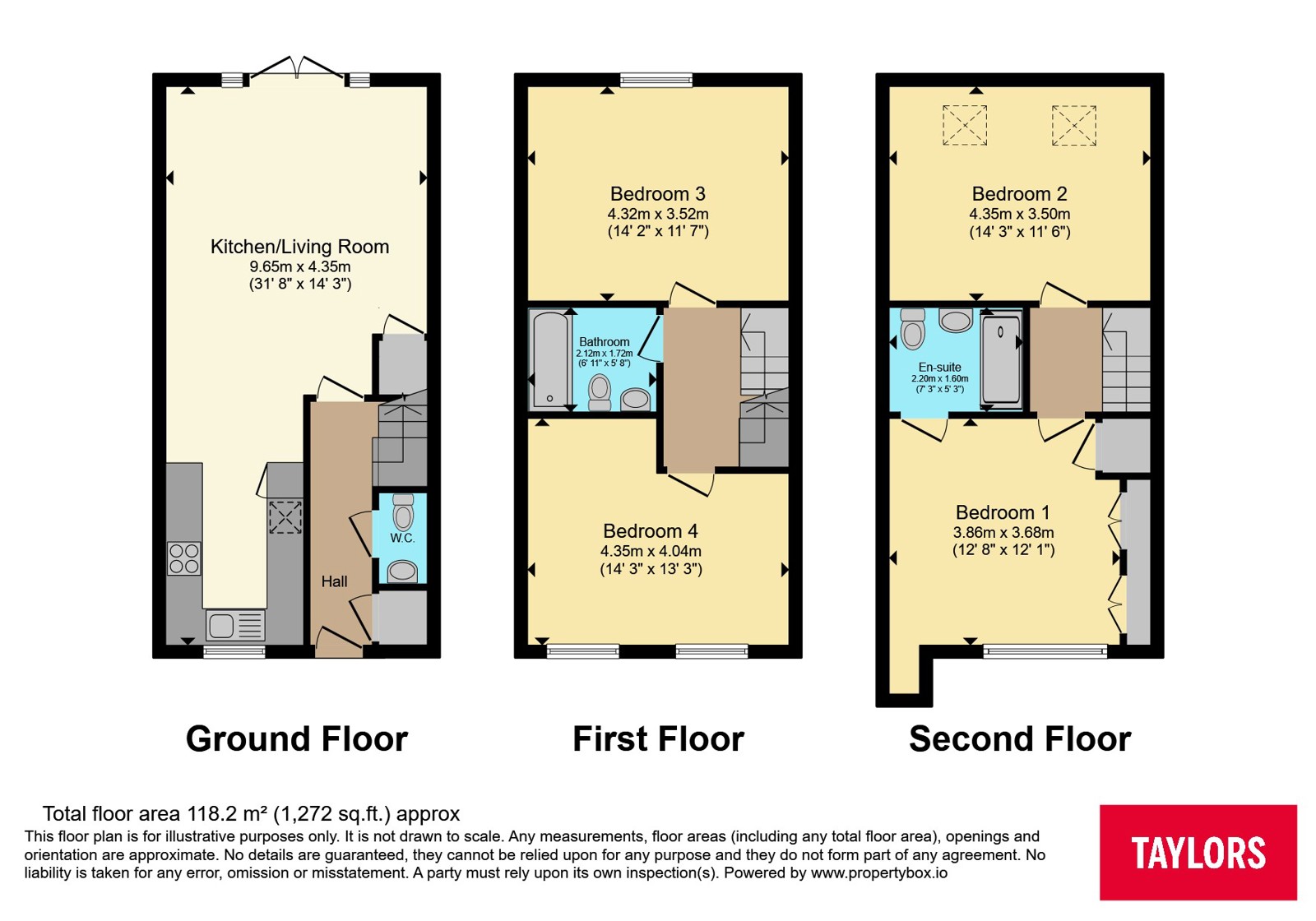 3 Harrys Court,, Wick Road, Bristol floorplan
