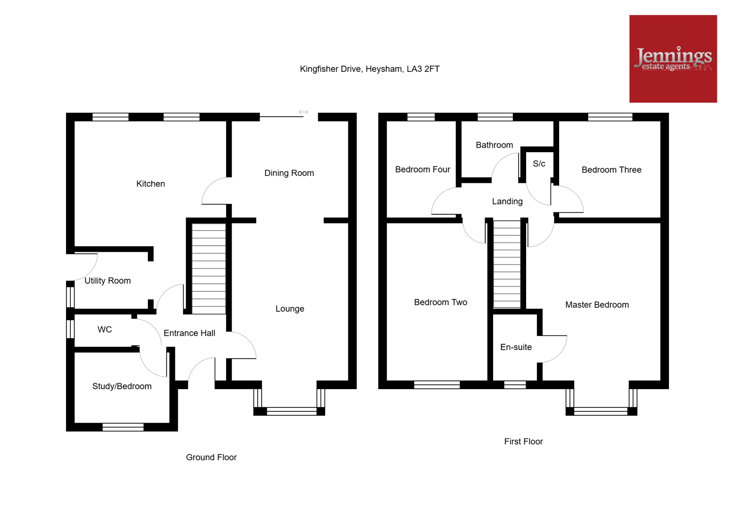 41, Kingfisher Drive, Morecambe floorplan