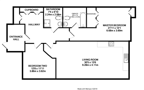 2 Bedrooms Flat to rent in The Convent, 115 Farnborough Road, Farnborough, Hampshire GU14