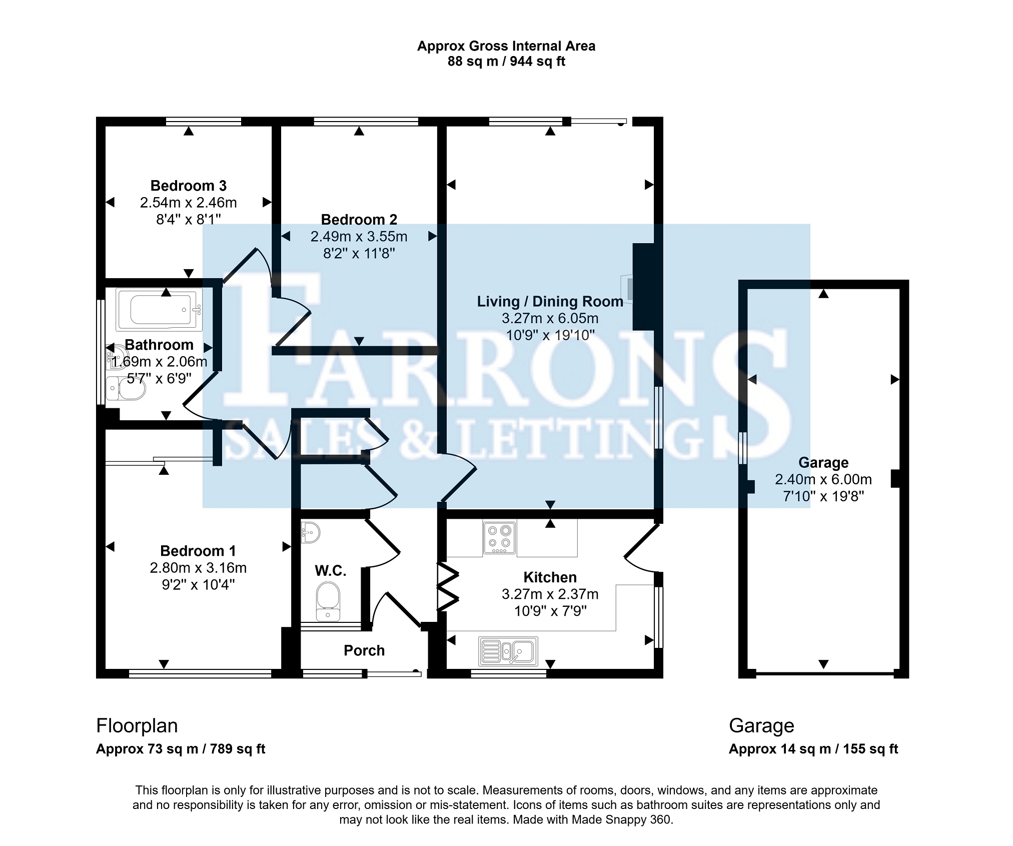 Somerville Road, Winscombe floorplan