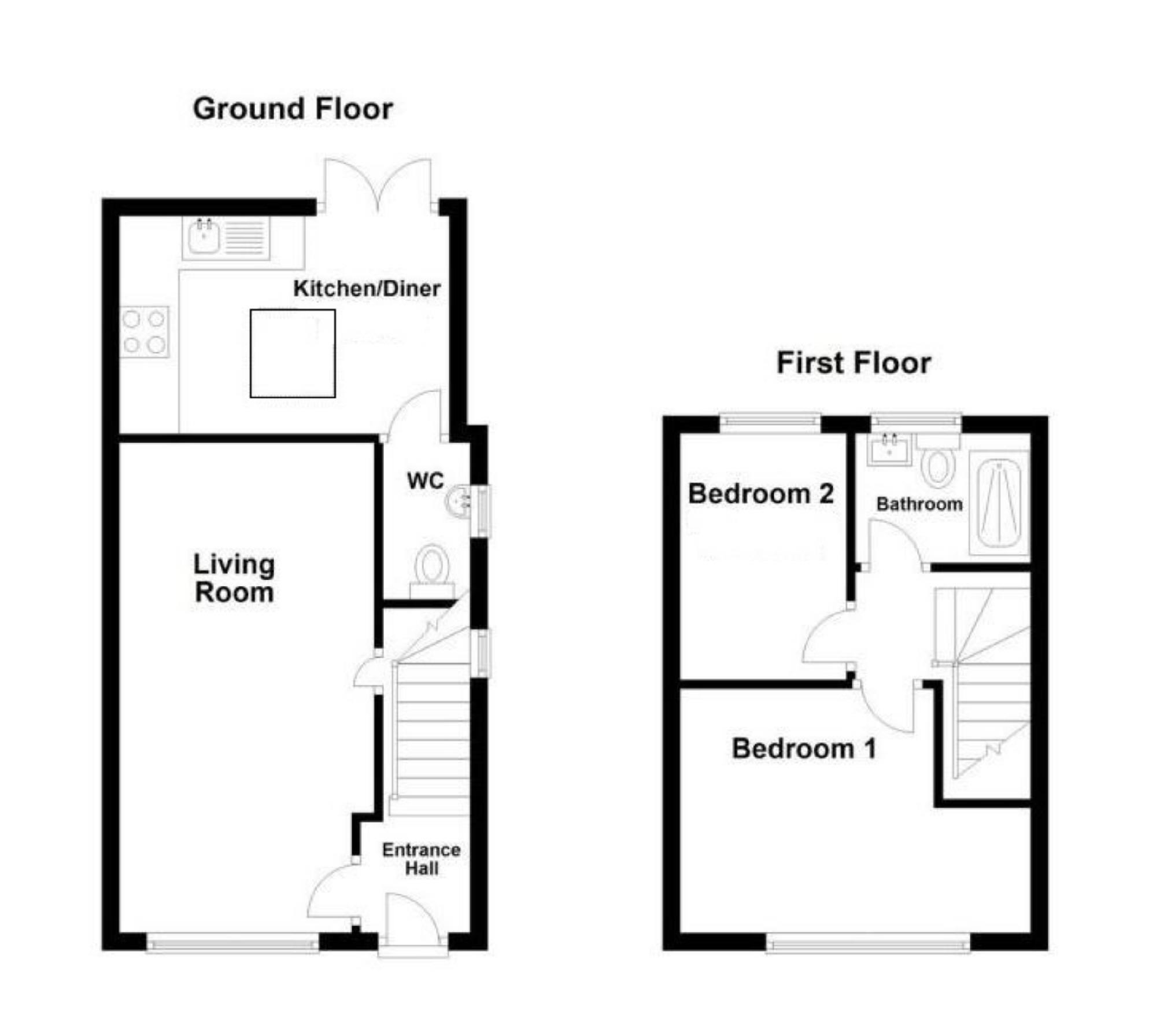 1a, Swiss Road, Weston-super-Mare floorplan