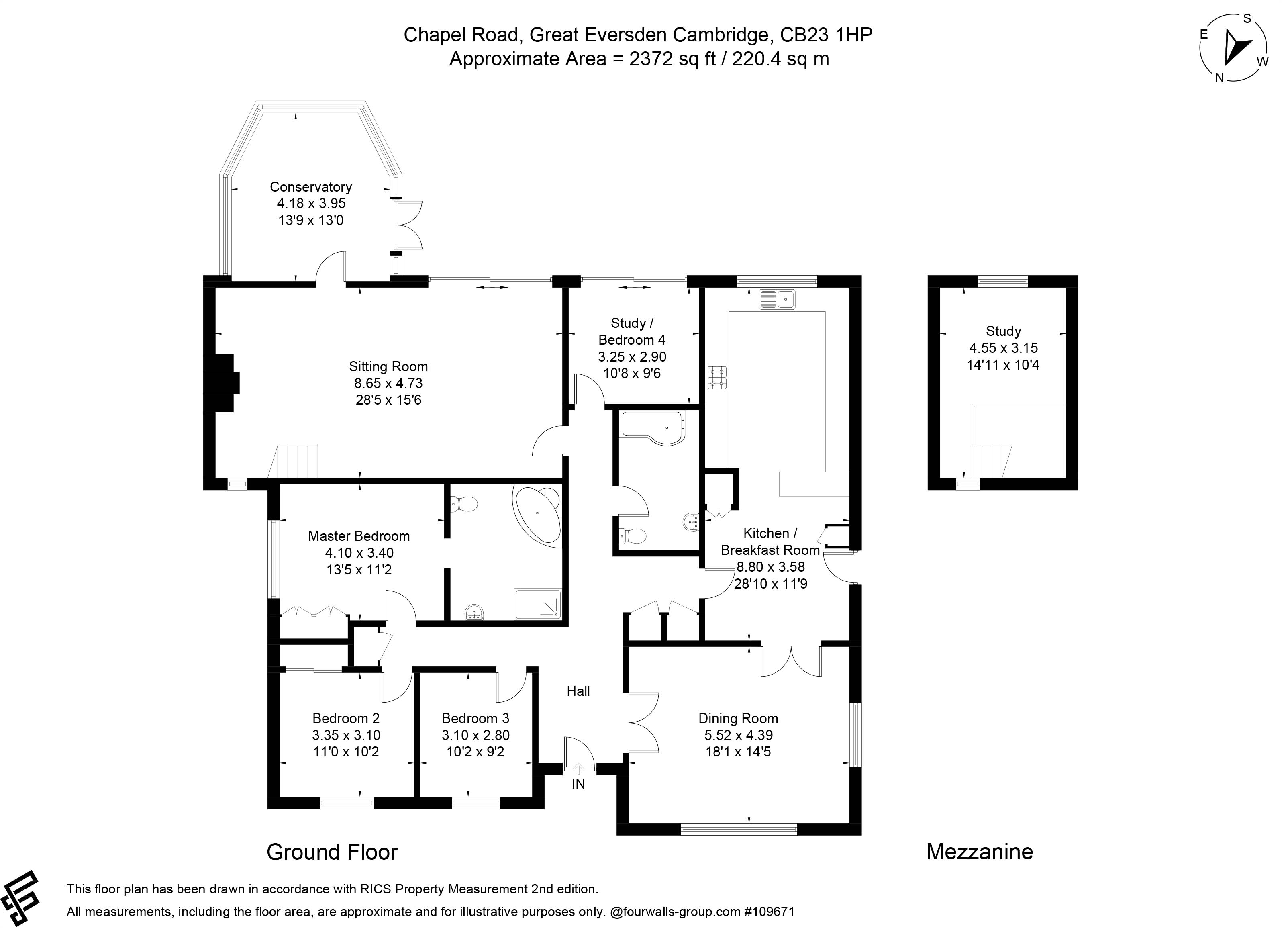 Willow Lodge, 2, Chapel Road, Cambridge floorplan