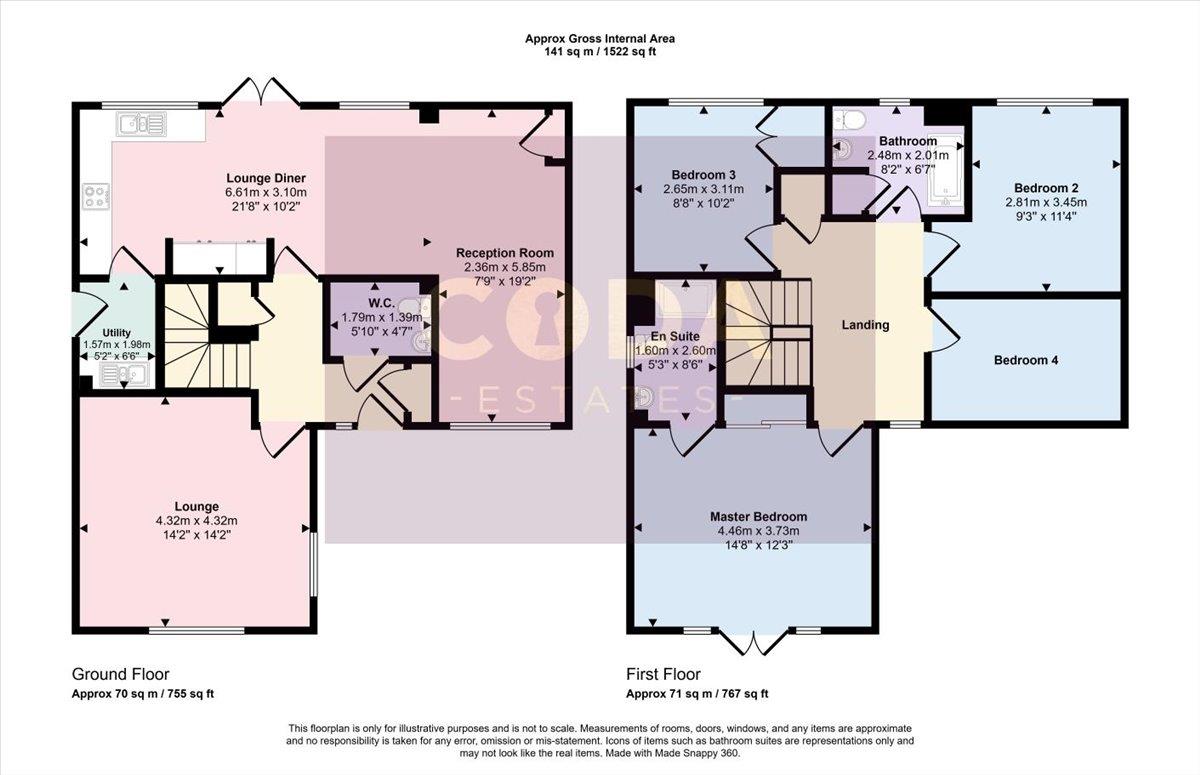 62, Finart Crescent, Glasgow floorplan