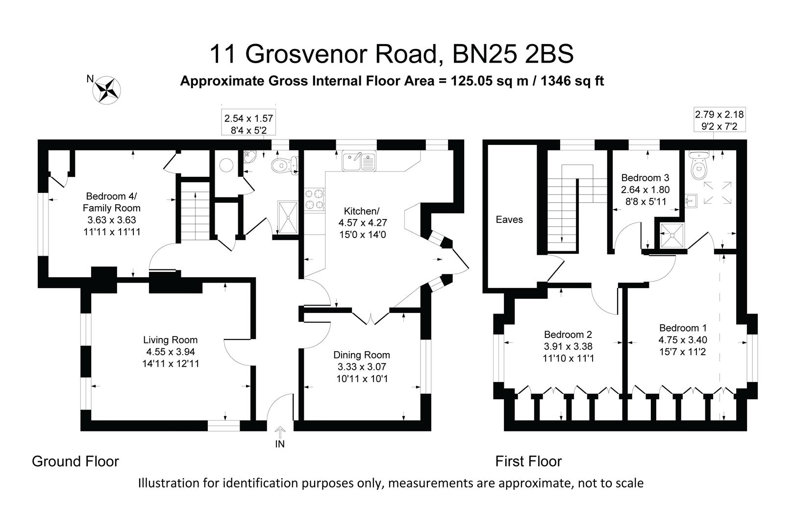11, Grosvenor Road, Seaford floorplan