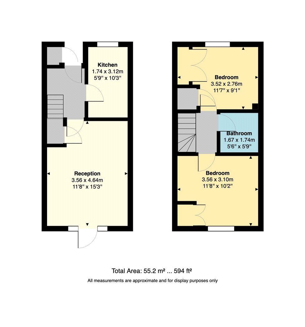 4 Railway Cottages,, Station Road, Kent floorplan