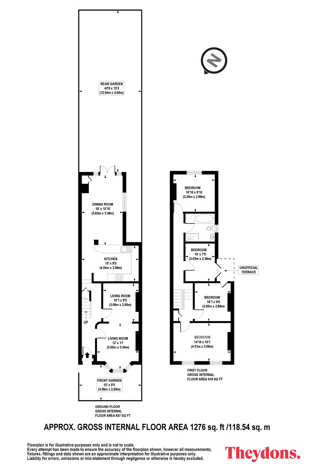 Leslie Road, Leytonstone floorplan