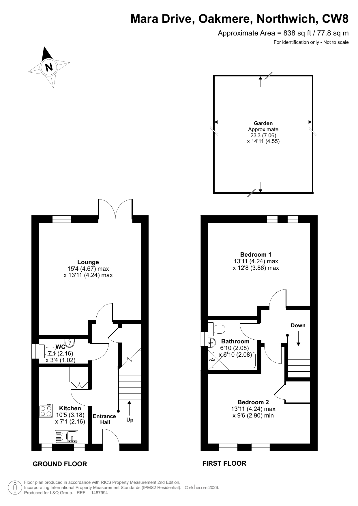 Mara Drive, Oakmere, Northwich floorplan