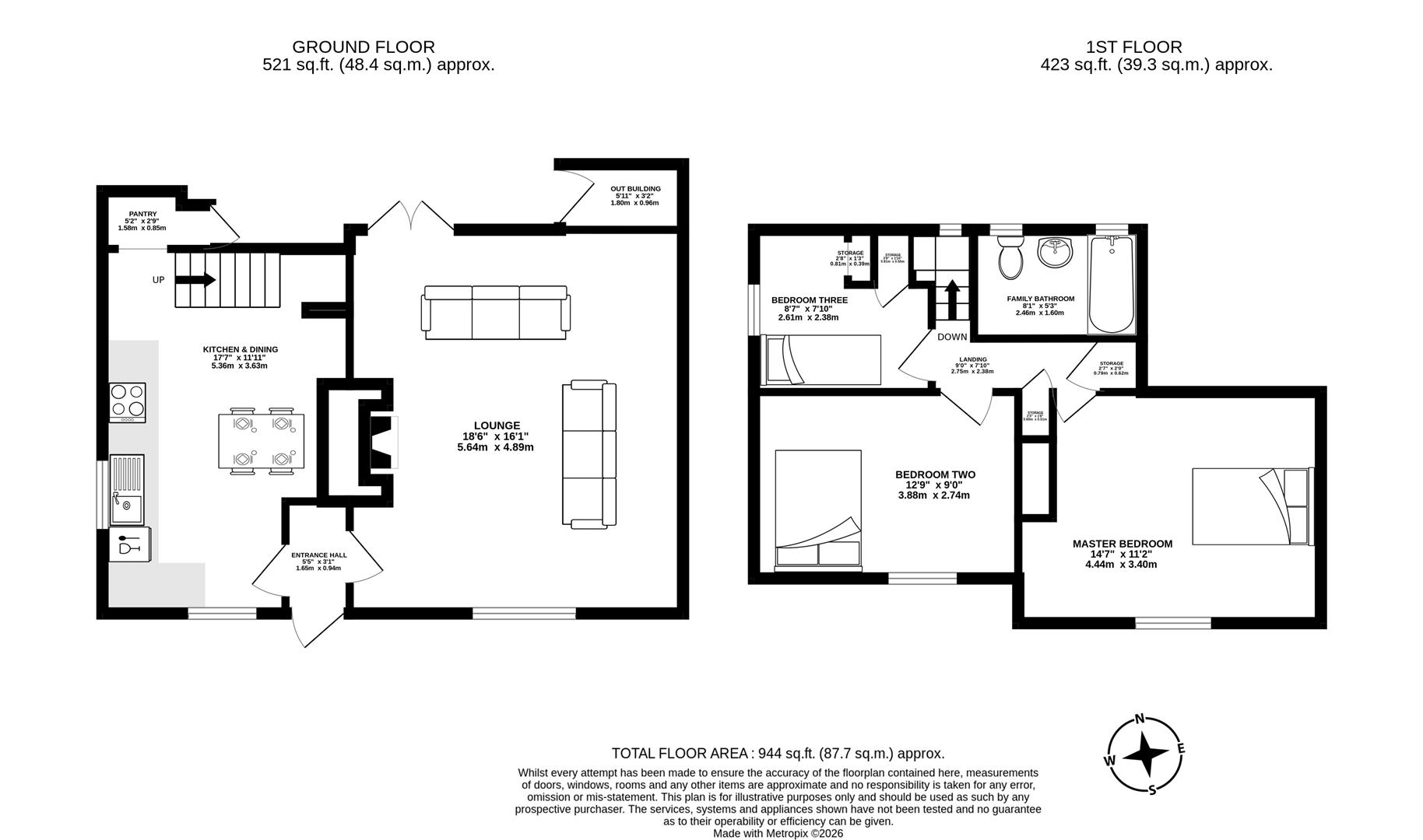 584, Blackpool Road, Preston floorplan