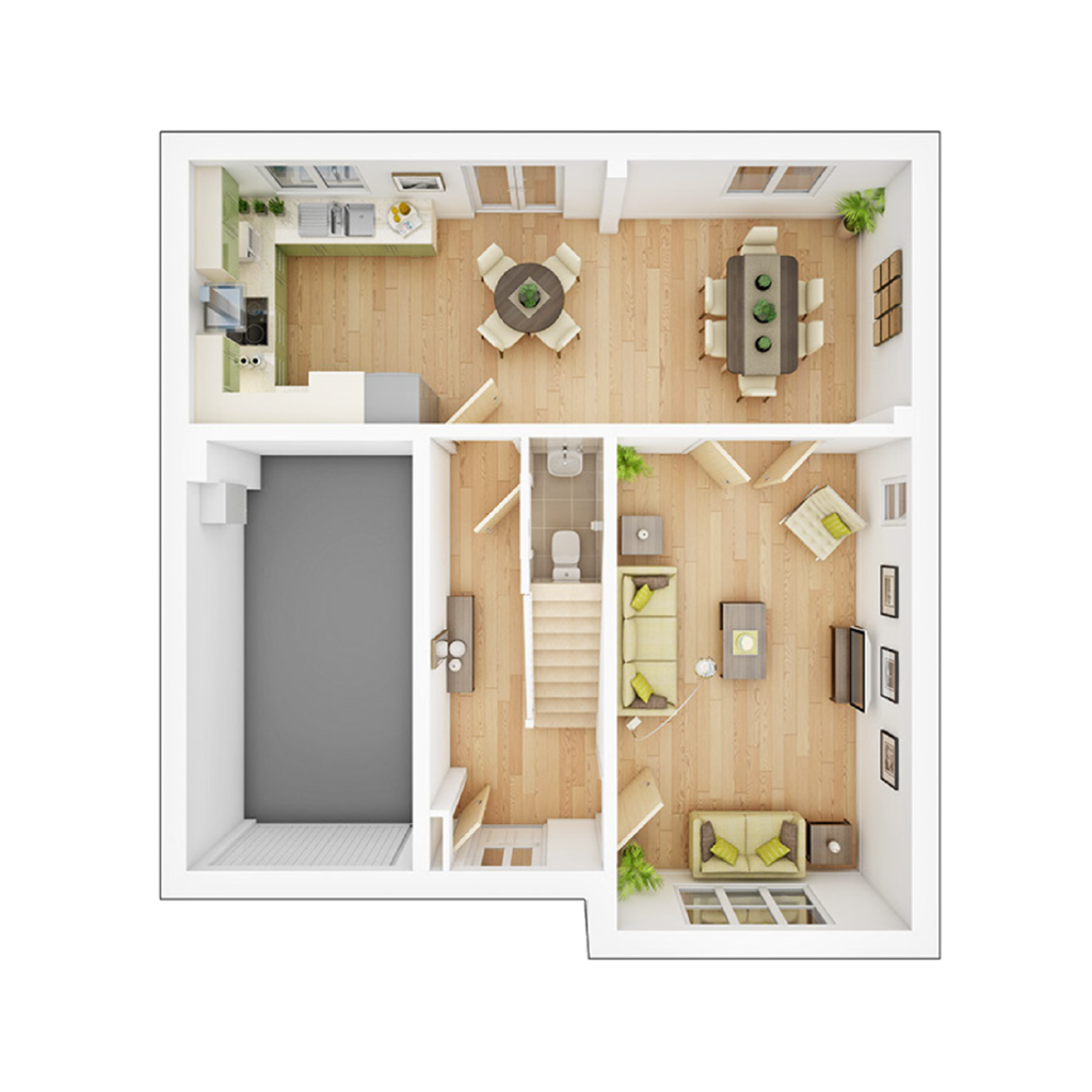 "The Elmsham Plot 195" at Darren Close, Cowbridge CF71, 4 bedroom