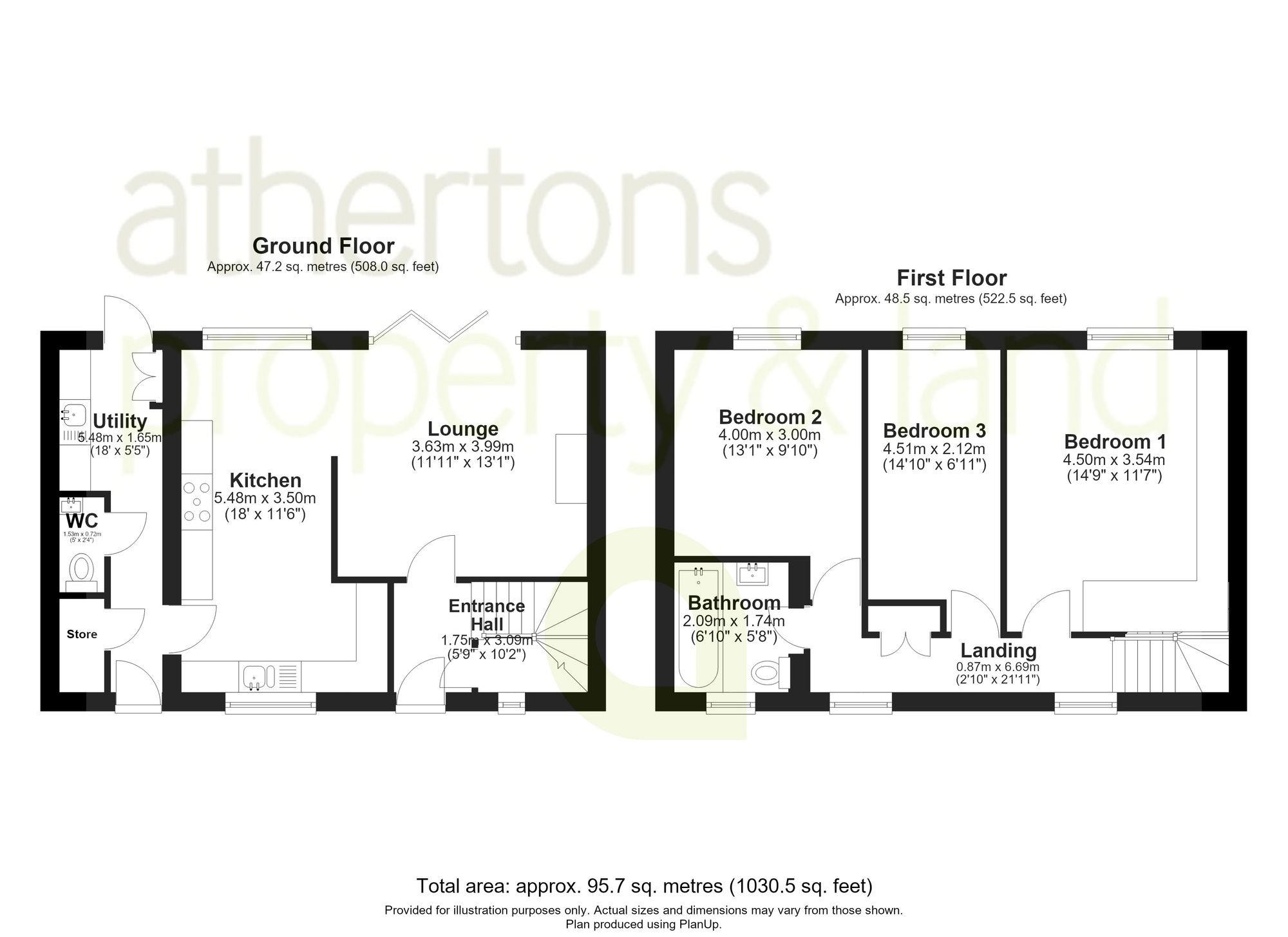 10 Billington Gardens, Clitheroe floorplan