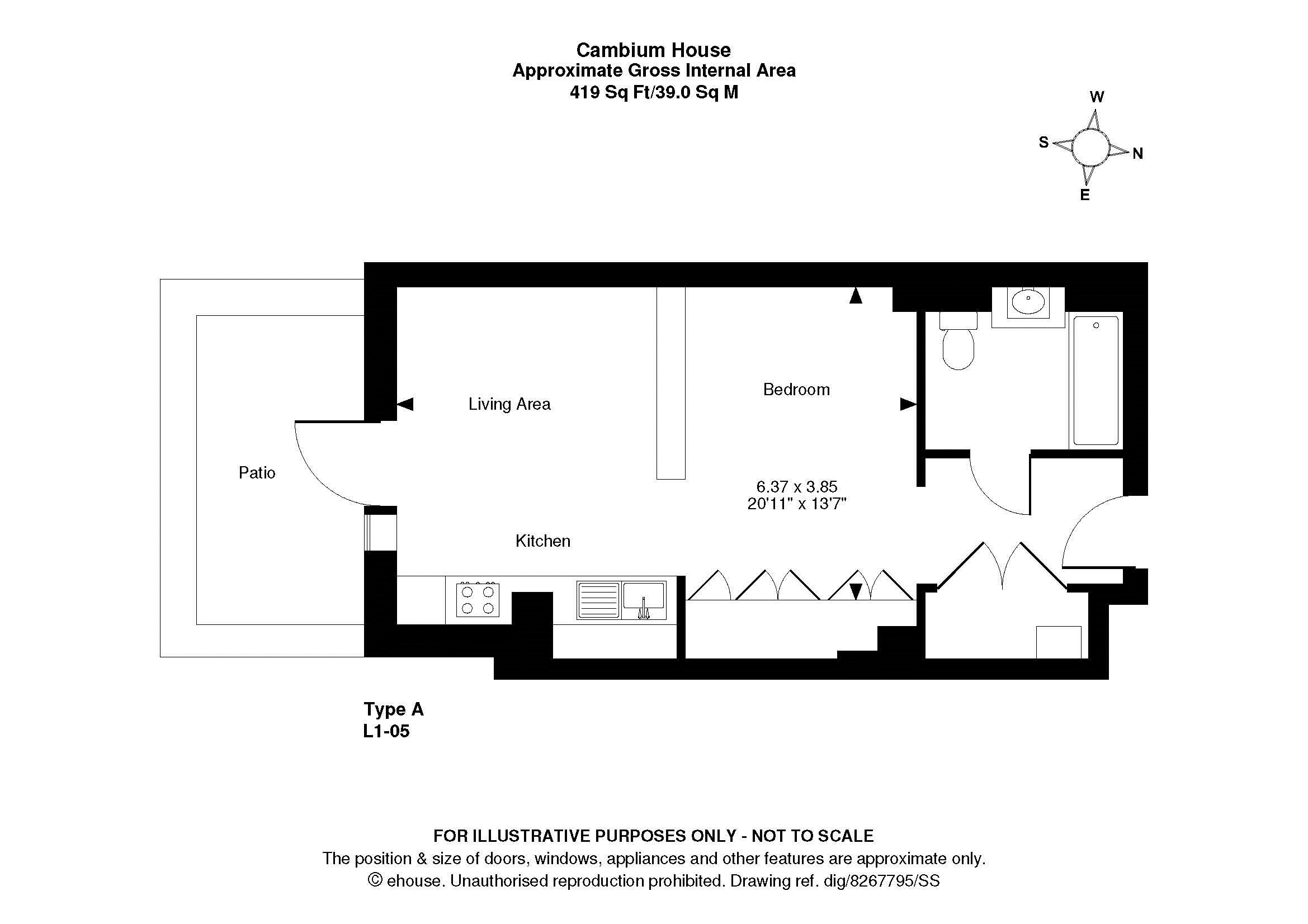 Palace Arts Way, Wembley floorplan