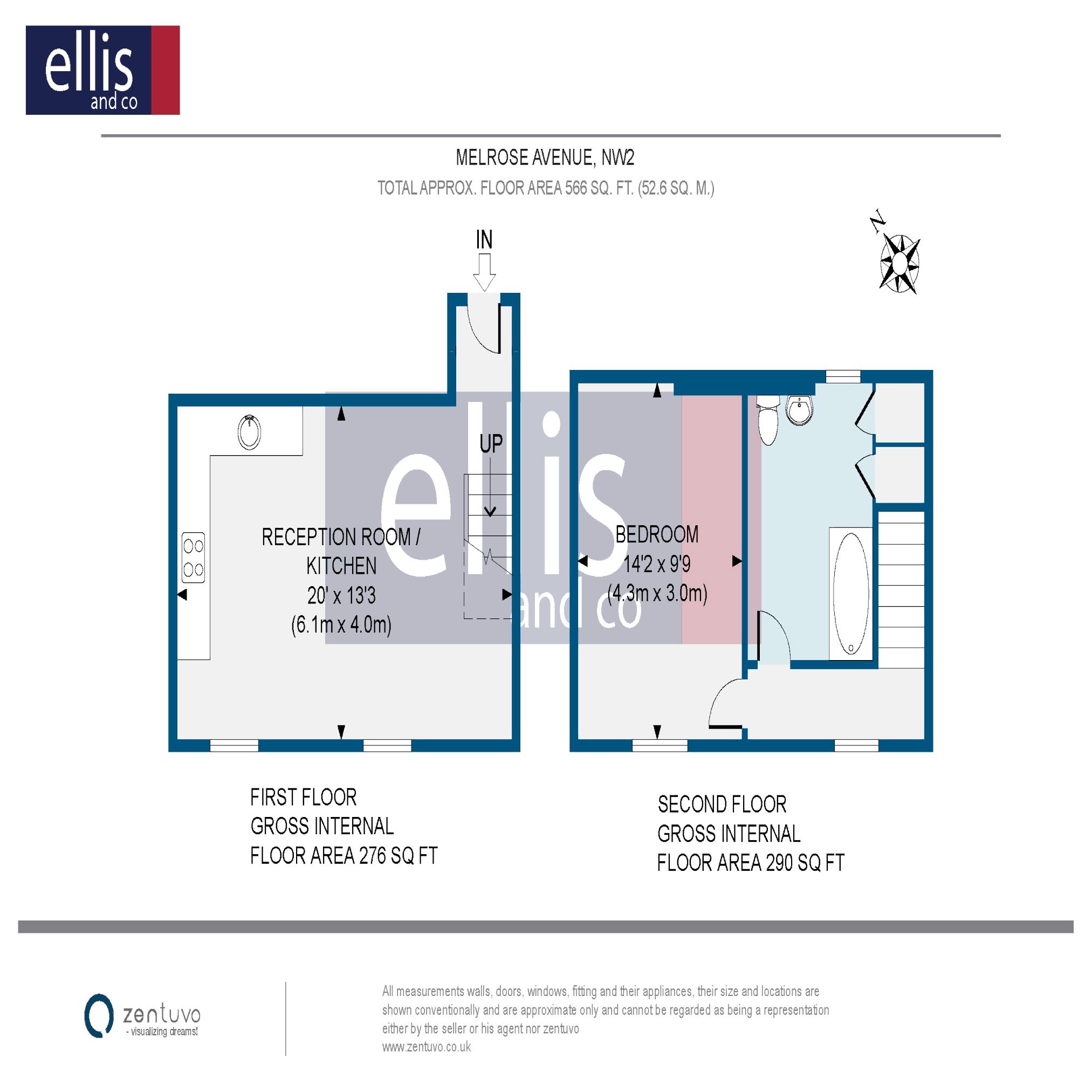 1 Bedrooms Flat to rent in Melrose Avenue, London NW2