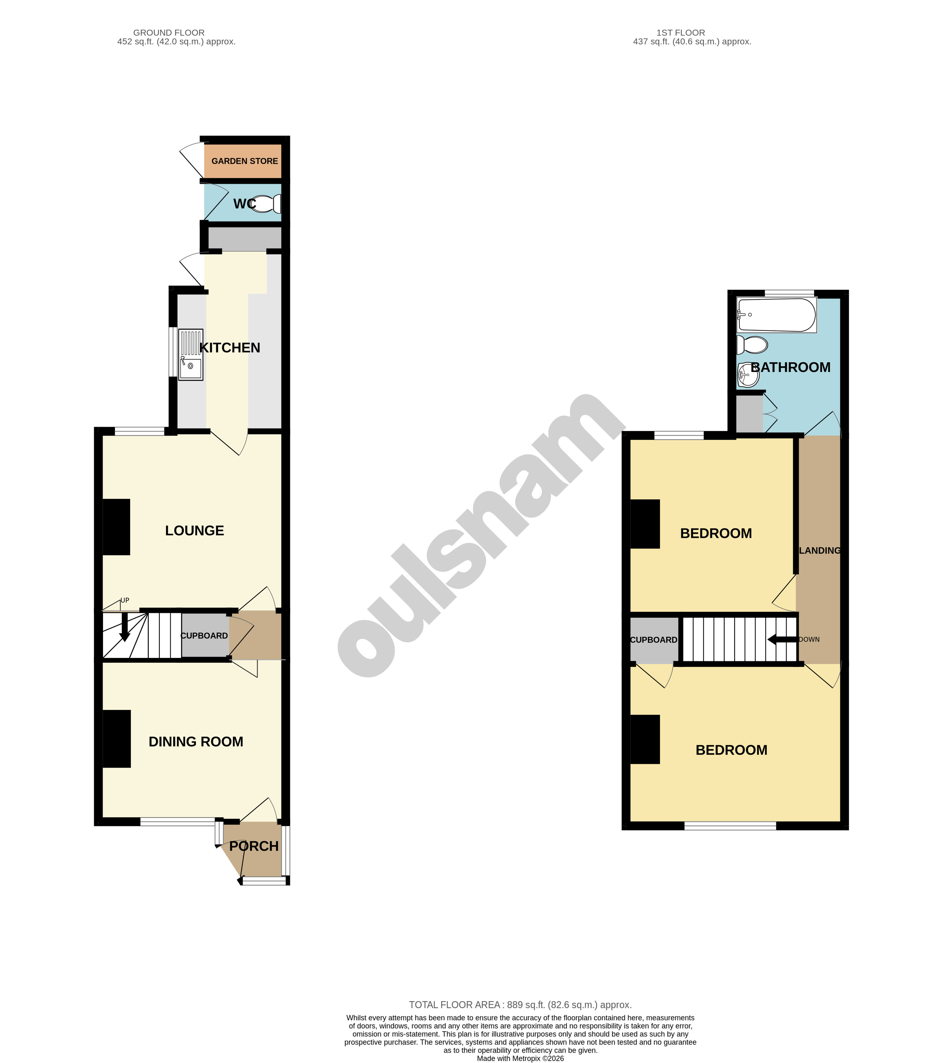 20, Willow Road, Birmingham floorplan