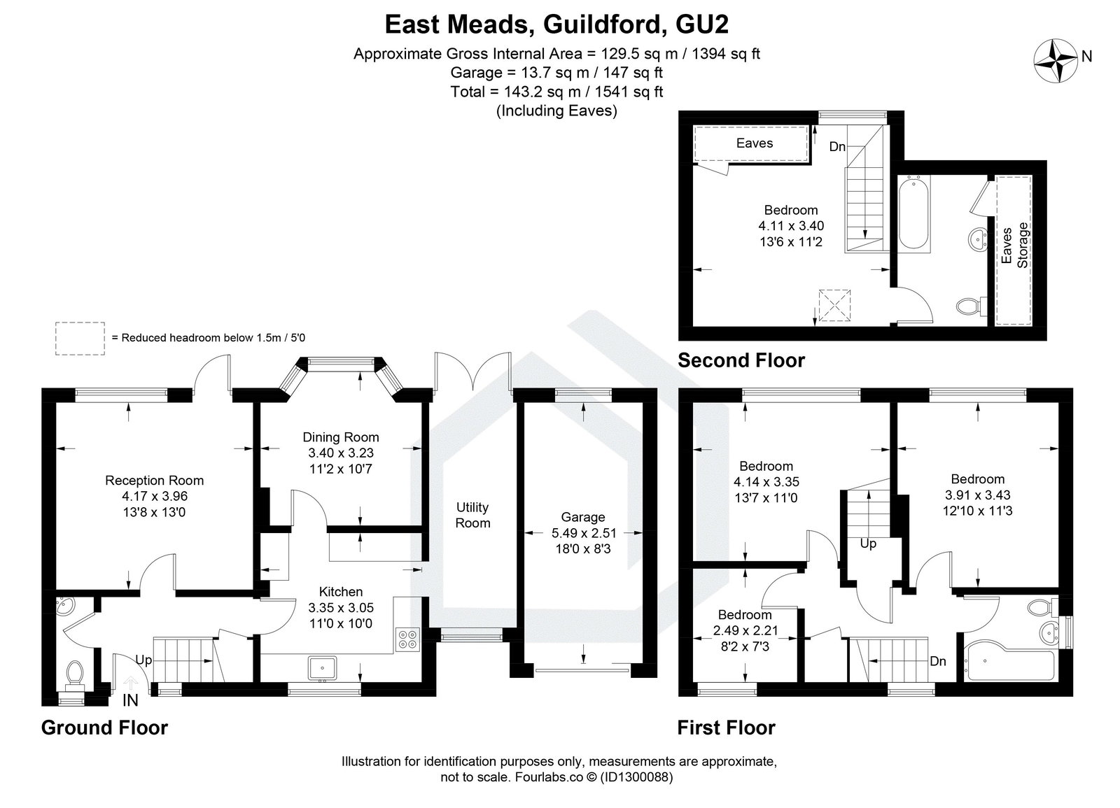3, East Meads, Guildford floorplan