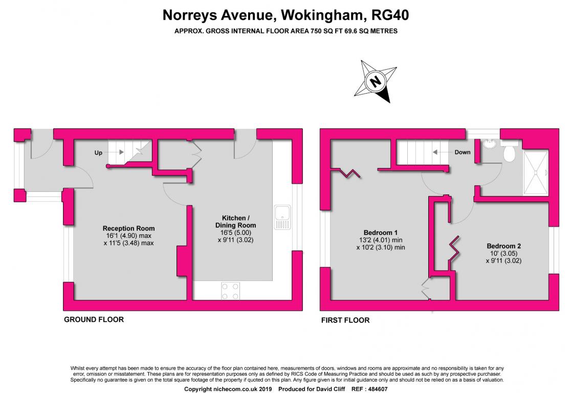 2 Bedrooms Semi-detached house for sale in Norreys Avenue, Wokingham RG40