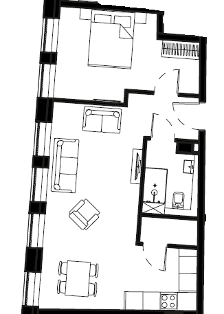 35 Fountain Court, 5, Steelhouse Lane, Birmingham floorplan