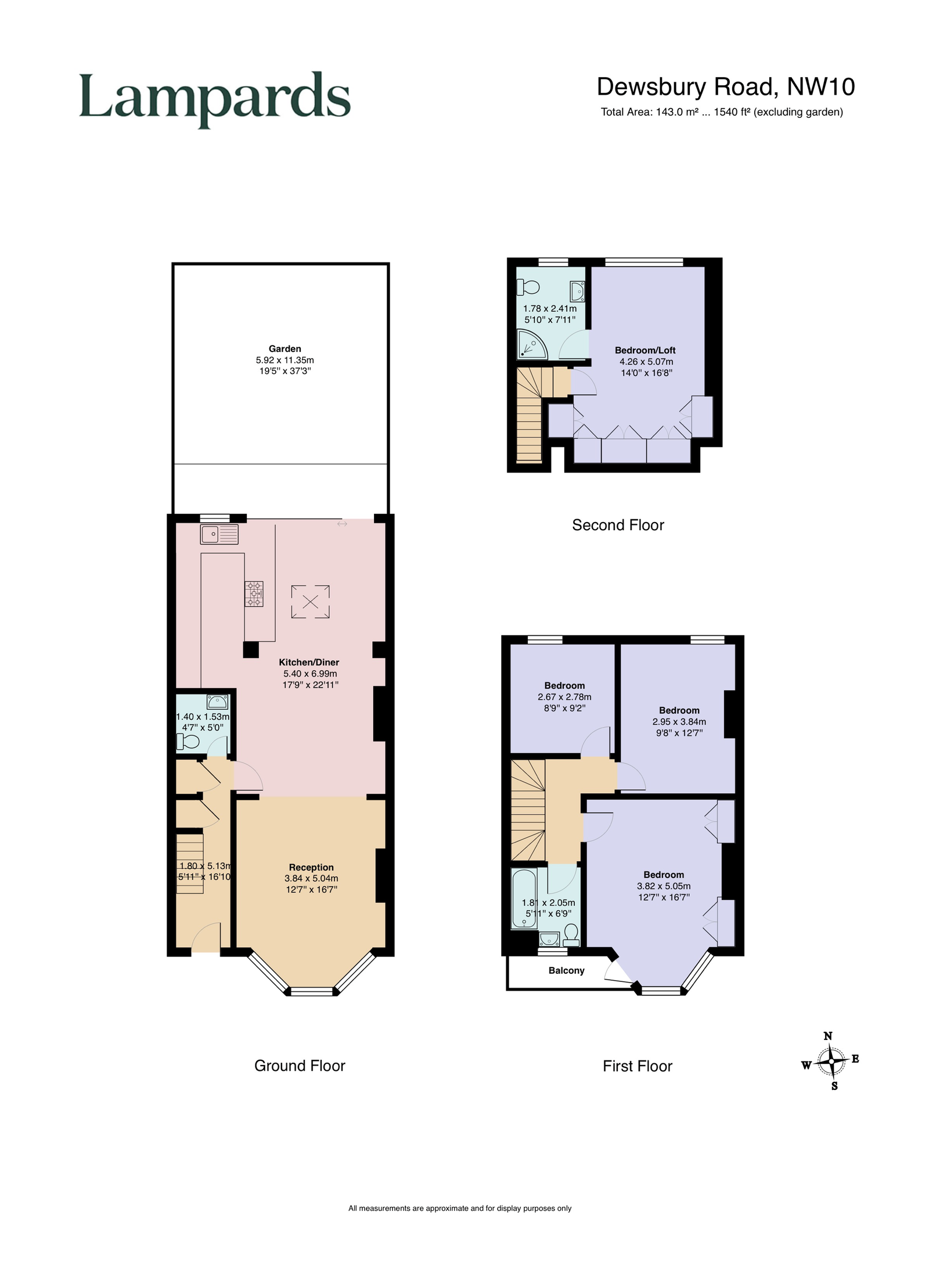 Dewsbury Road, London floorplan