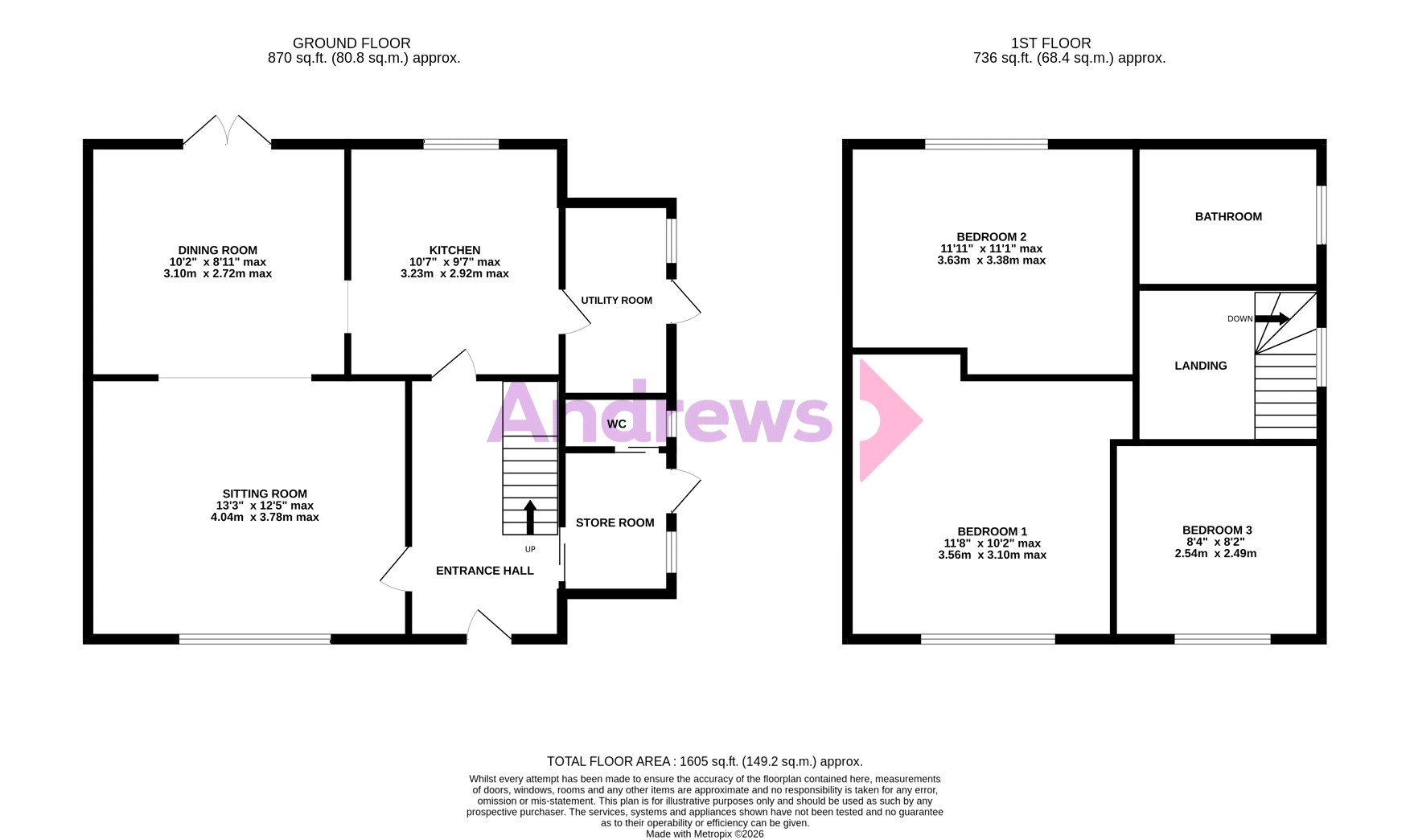 14, Meaden Hill, Oxford floorplan