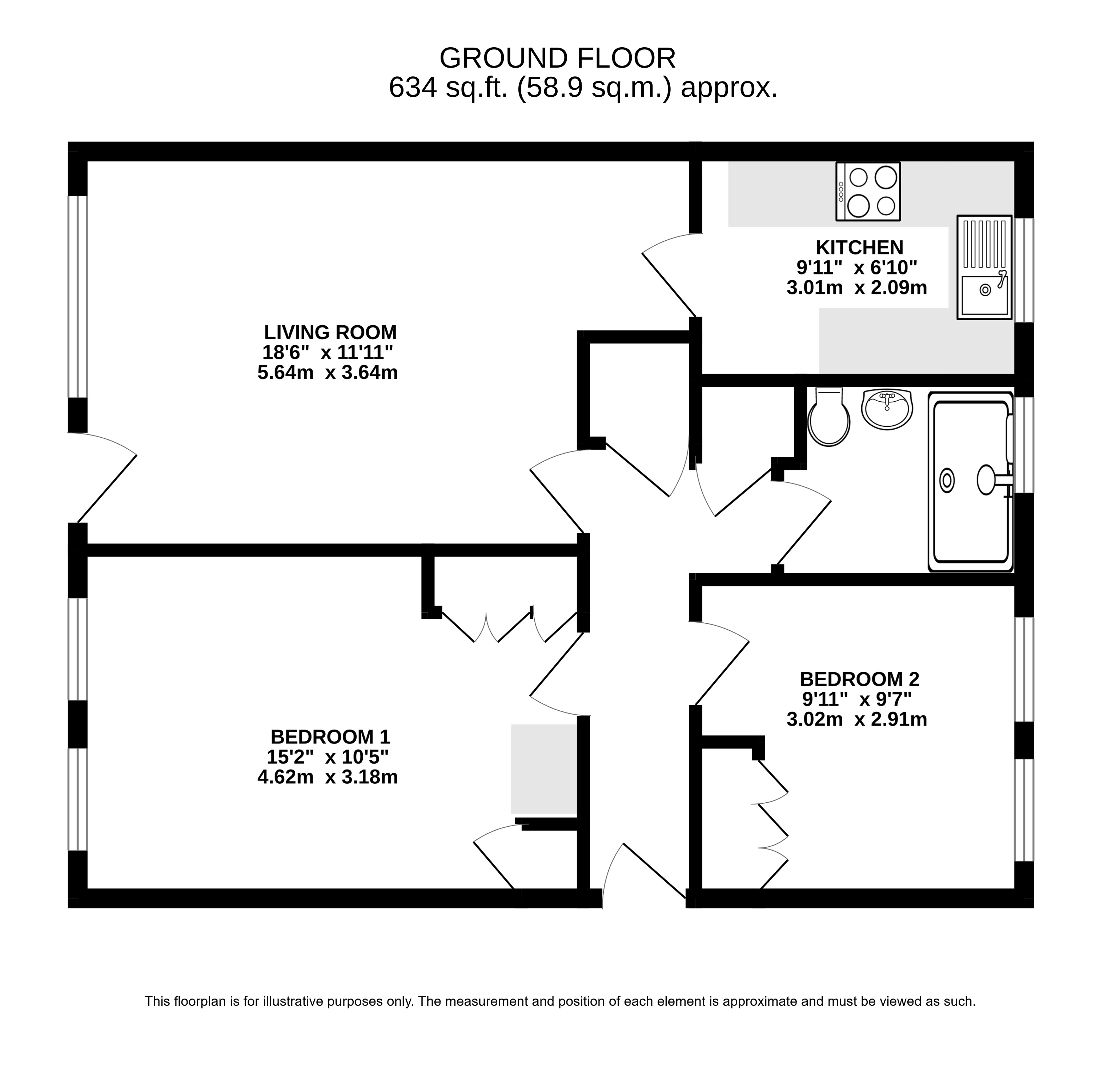 25, The Priory, Redbourn floorplan