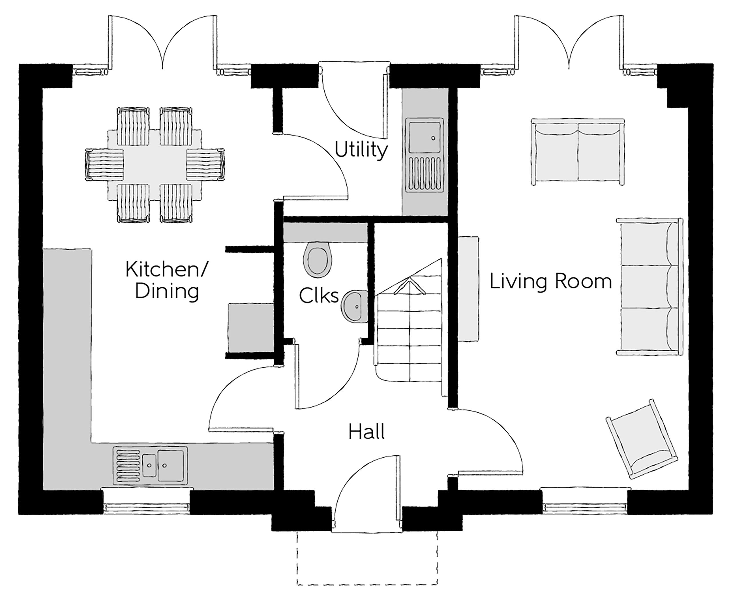 65, Creedy Bridge, Sandford, Crediton floorplan