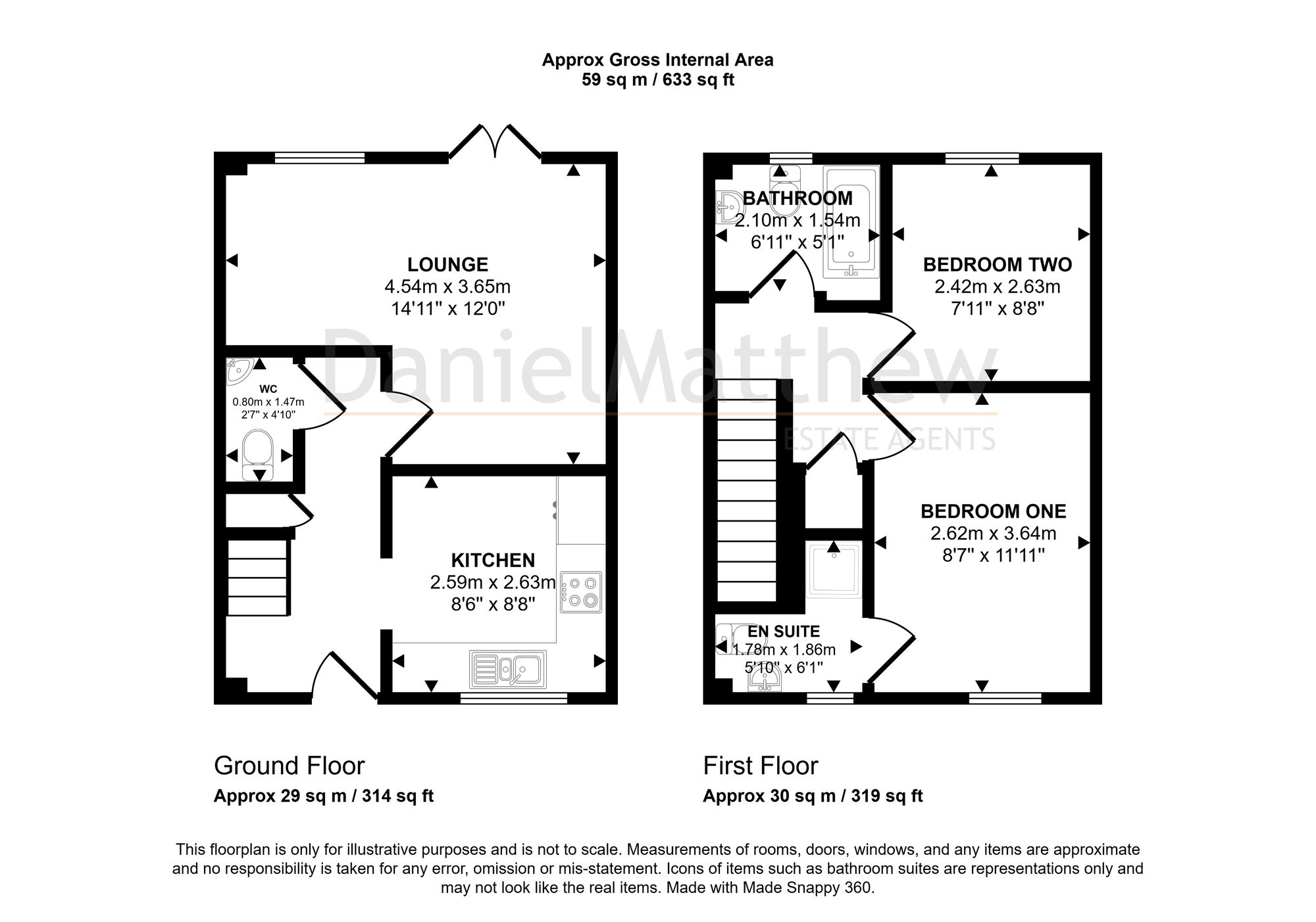 8 Lon Yr Ardd, Bridgend floorplan
