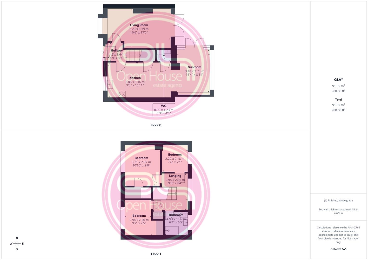 20, Ashbrook, Burton-On-Trent floorplan