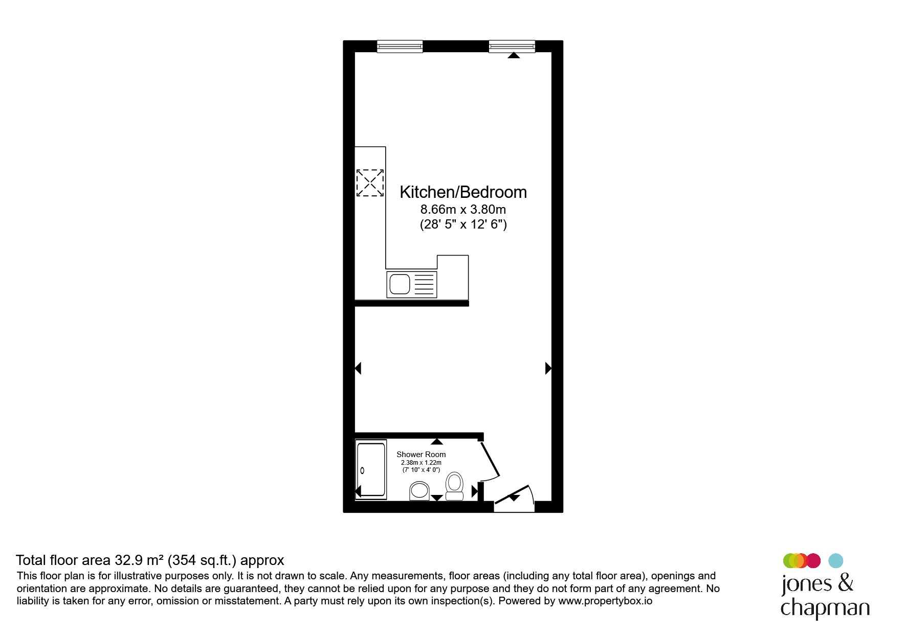 Apartment 517, 88, Low Hill, Liverpool floorplan