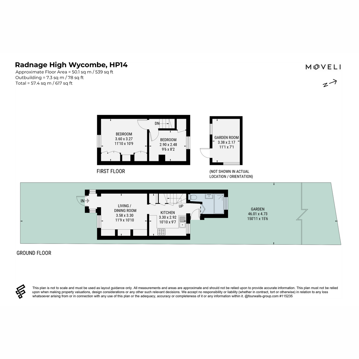 The Cottage, City Road, High Wycombe floorplan