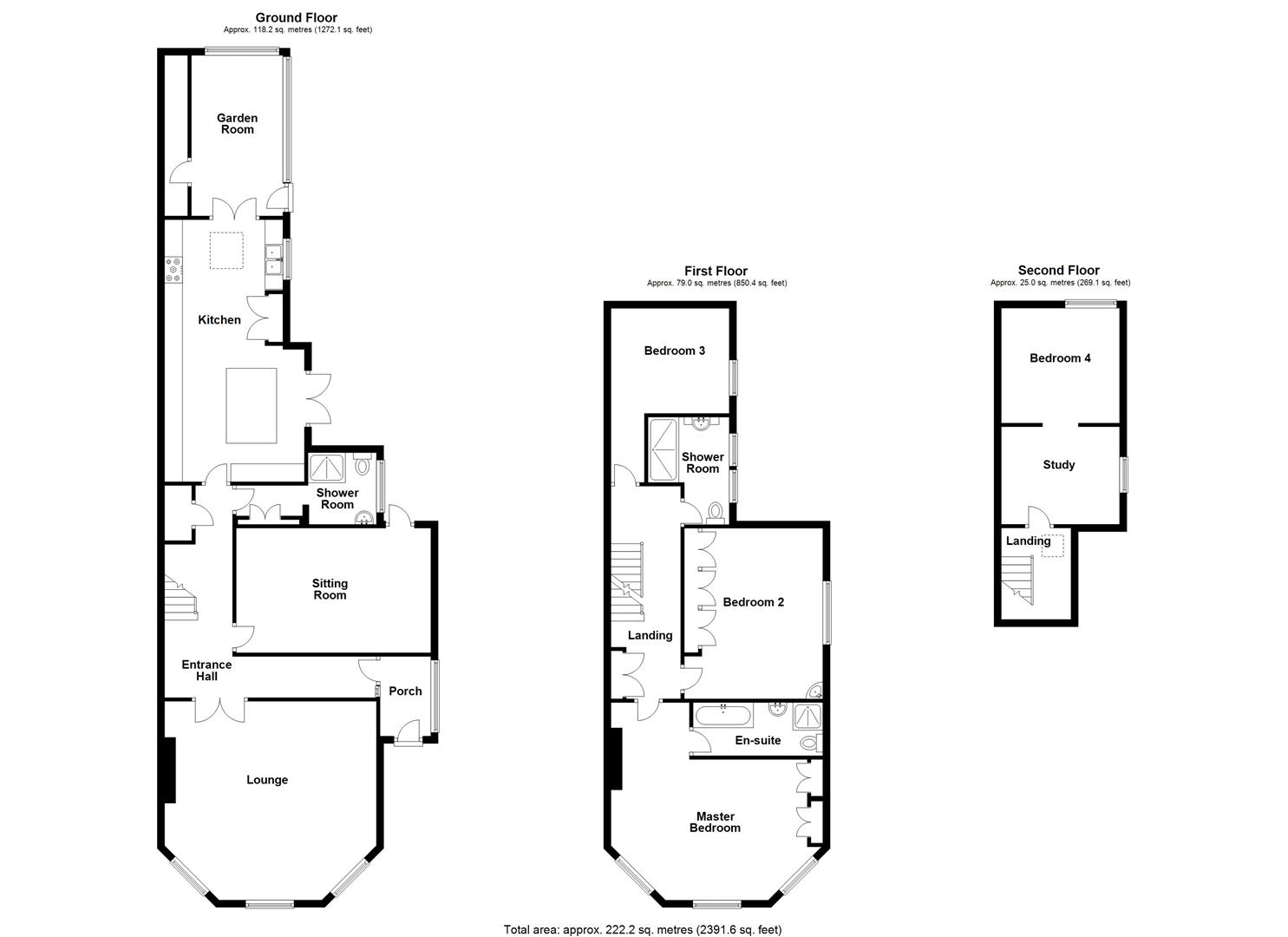 Hickman Road, Penarth CF64, 4 bedroom end terrace house for sale