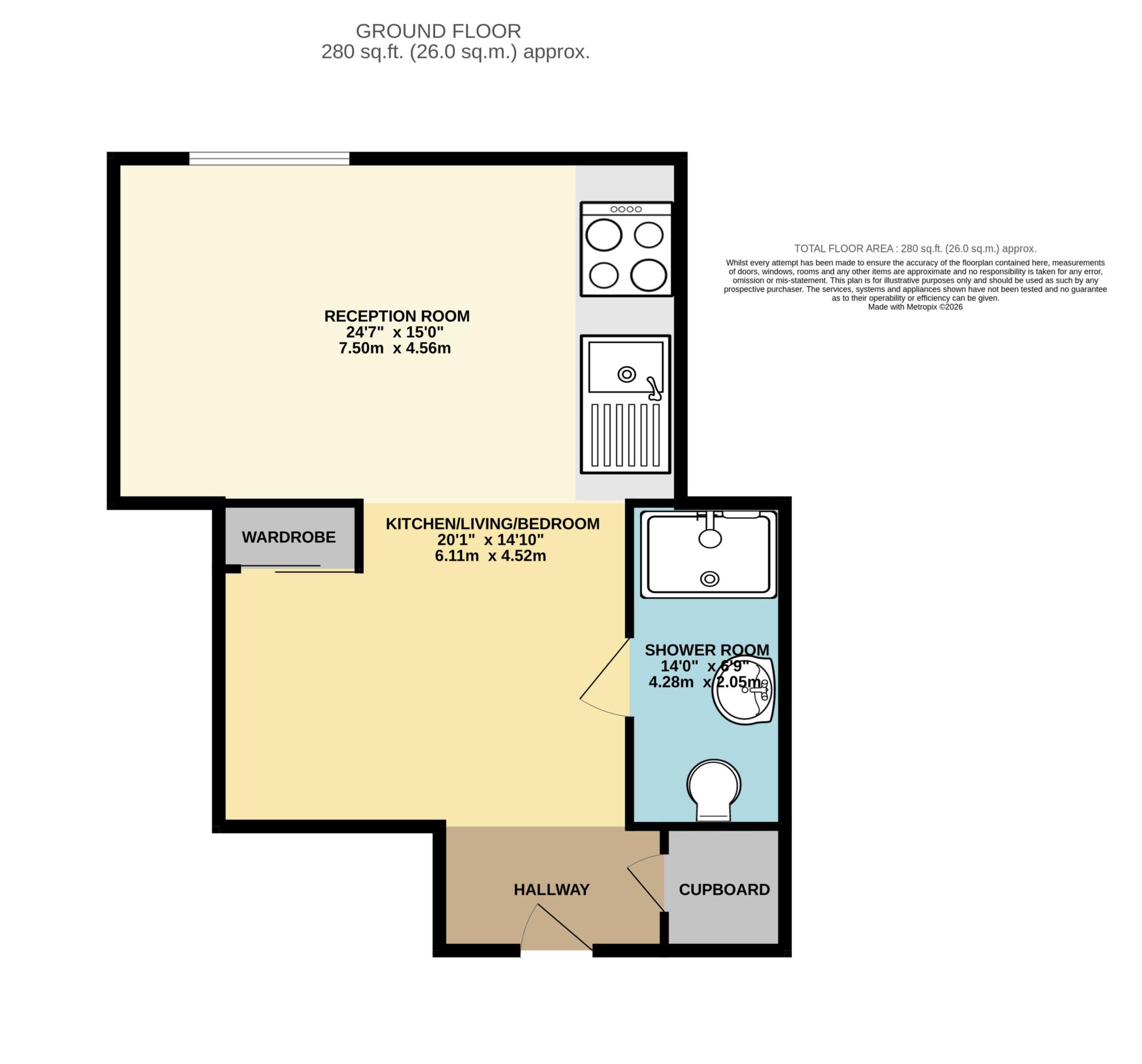 Flat 8 Britannic House, Burlington Road, New Malden floorplan