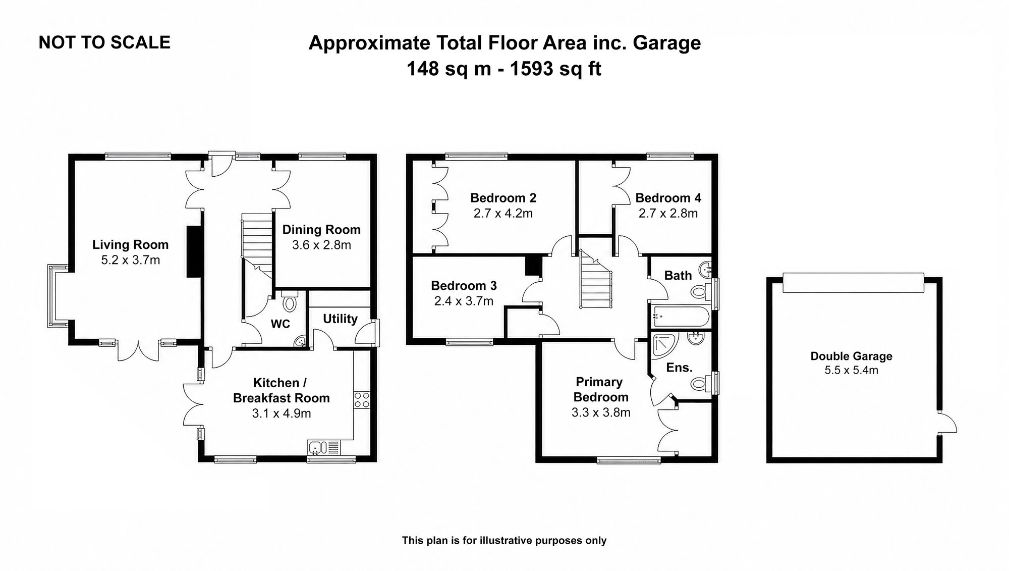 2 Dighton Close, Stratford-Upon-Avon floorplan
