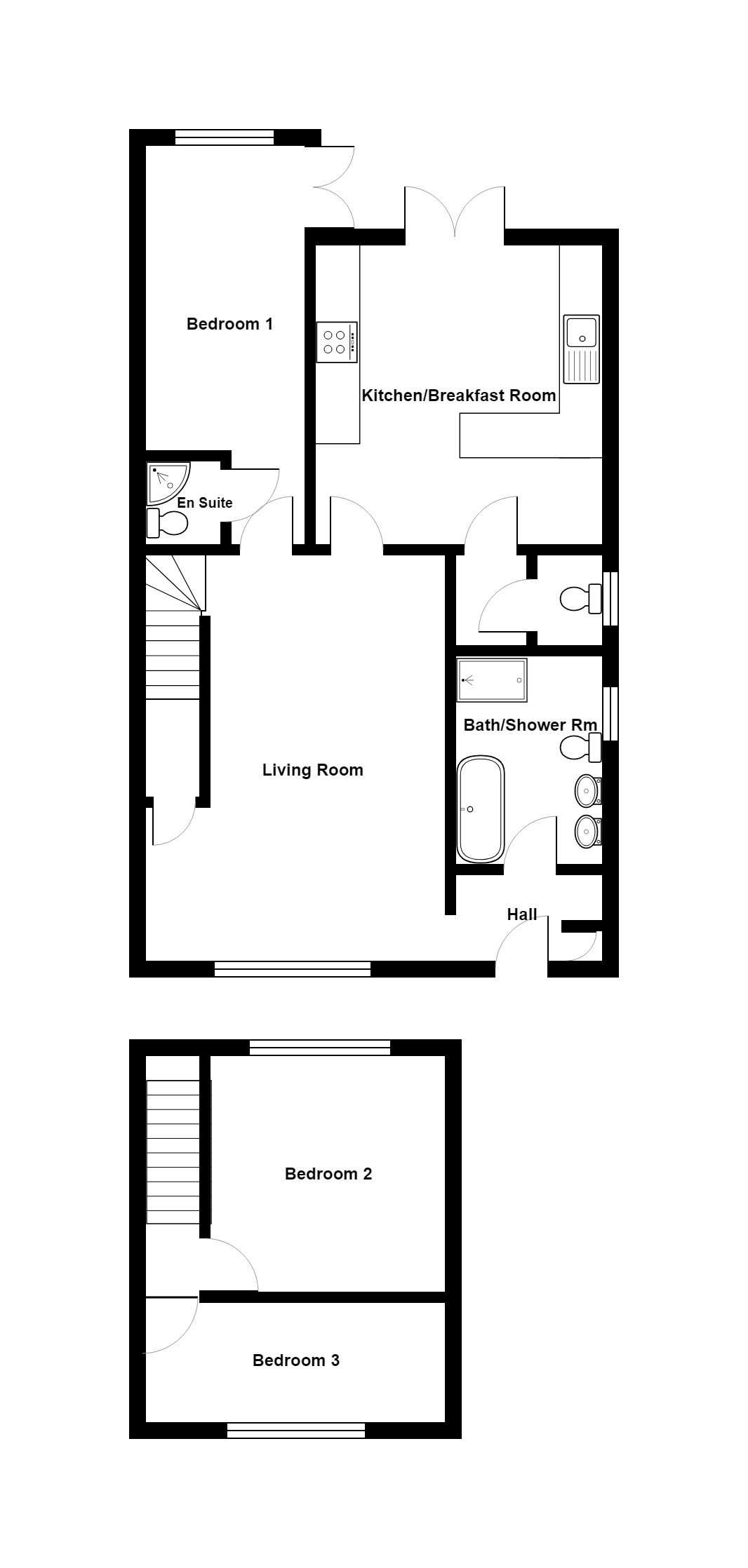 3 Bedrooms Semi-detached house for sale in Holliers Hill, Bexhill-On-Sea TN40