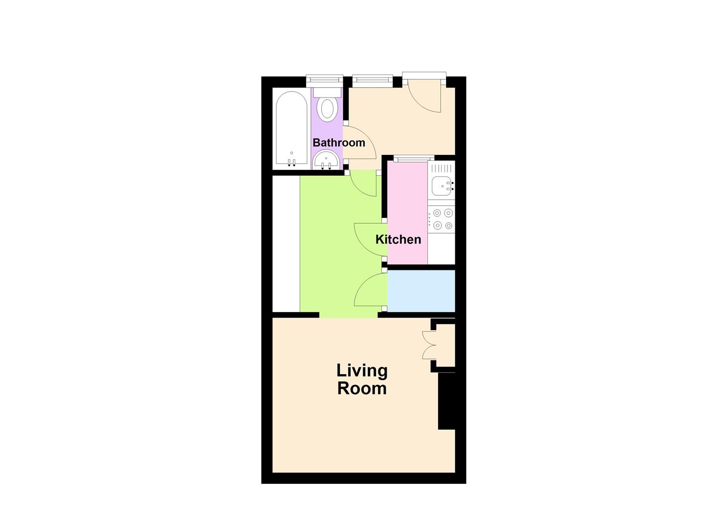 24A, Easton Street, Portland floorplan
