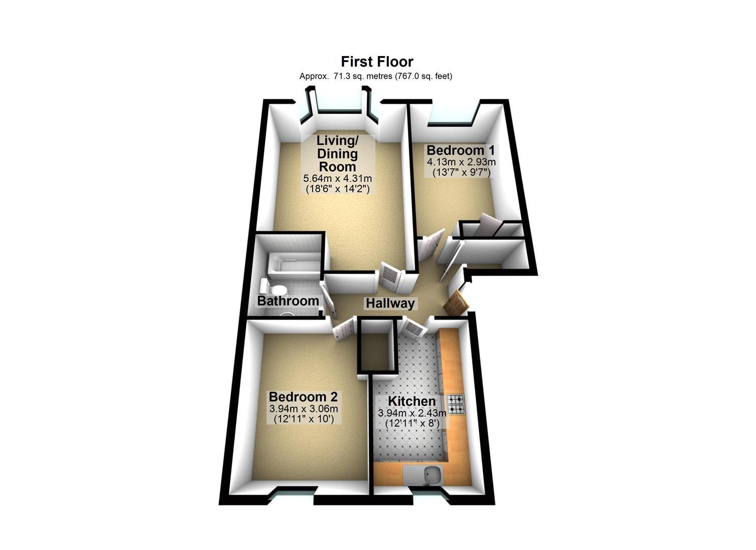 4, Feversham Gate, York floorplan