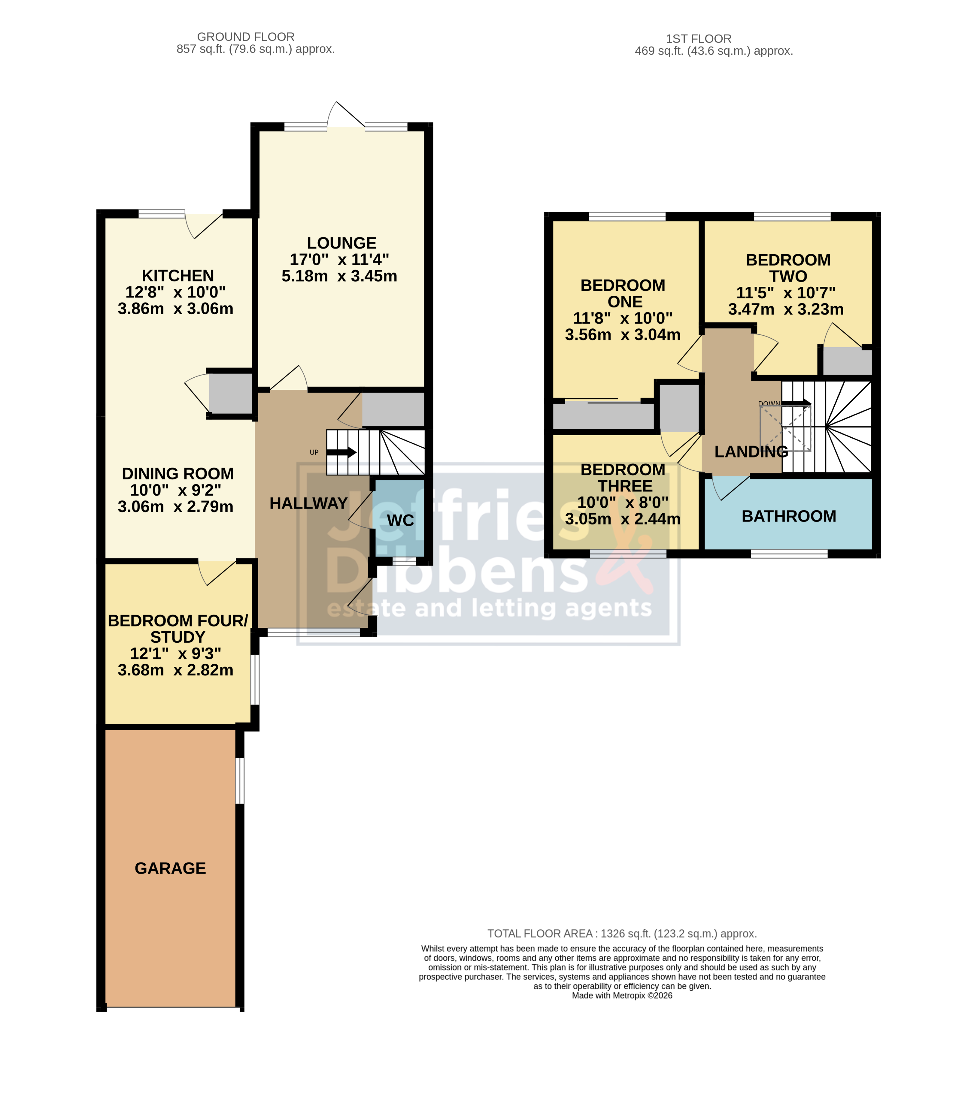 4, Abbas Green, Havant floorplan