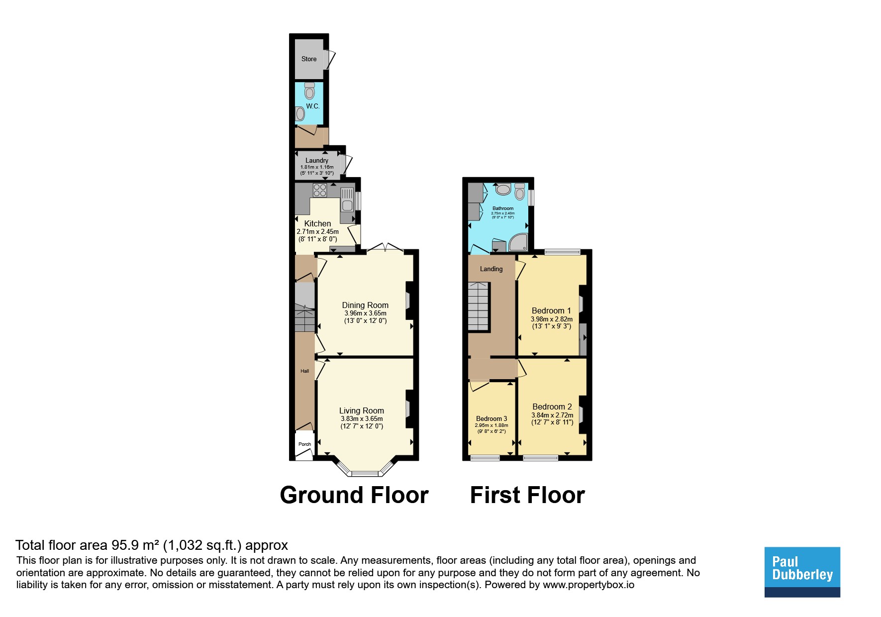 19, Avenue Road, Wednesbury floorplan