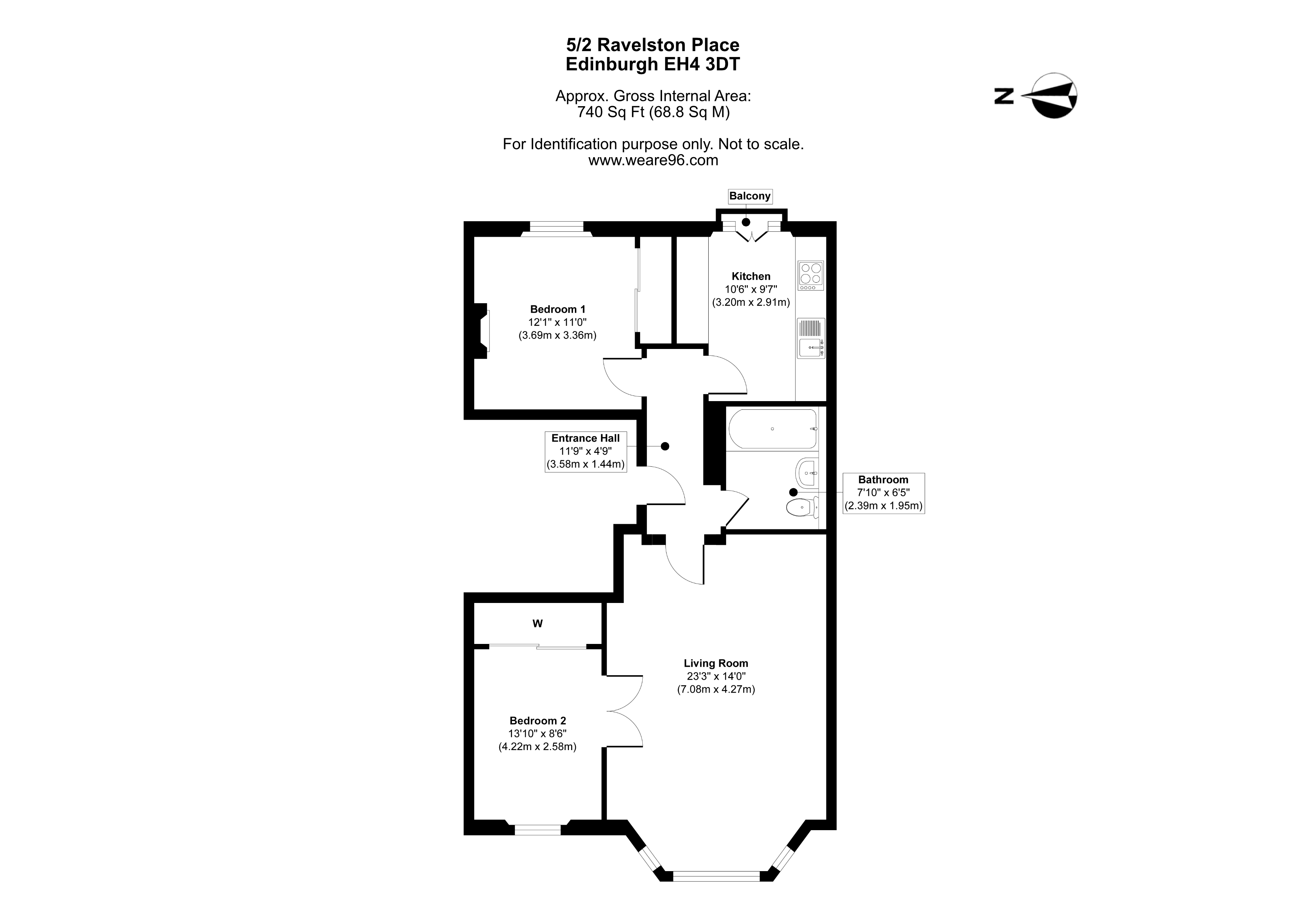 Ravelston Place, Edinburgh floorplan