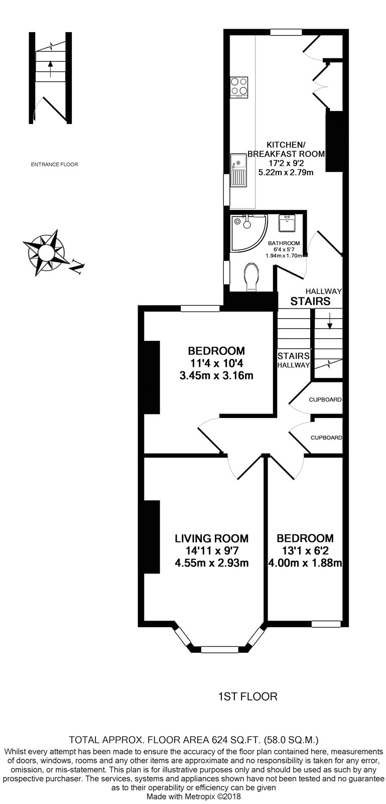 2 Bedrooms Flat for sale in Kenilworth Road, Brondesbury NW6