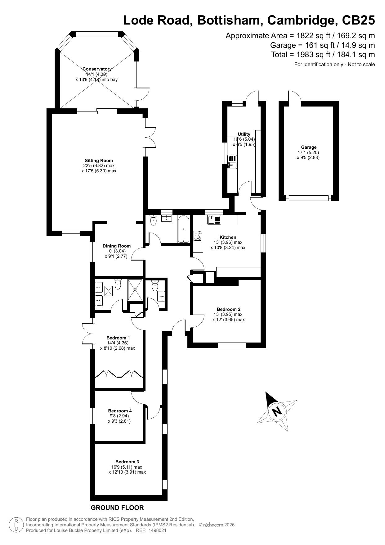 10, Lode Road, Cambridge floorplan