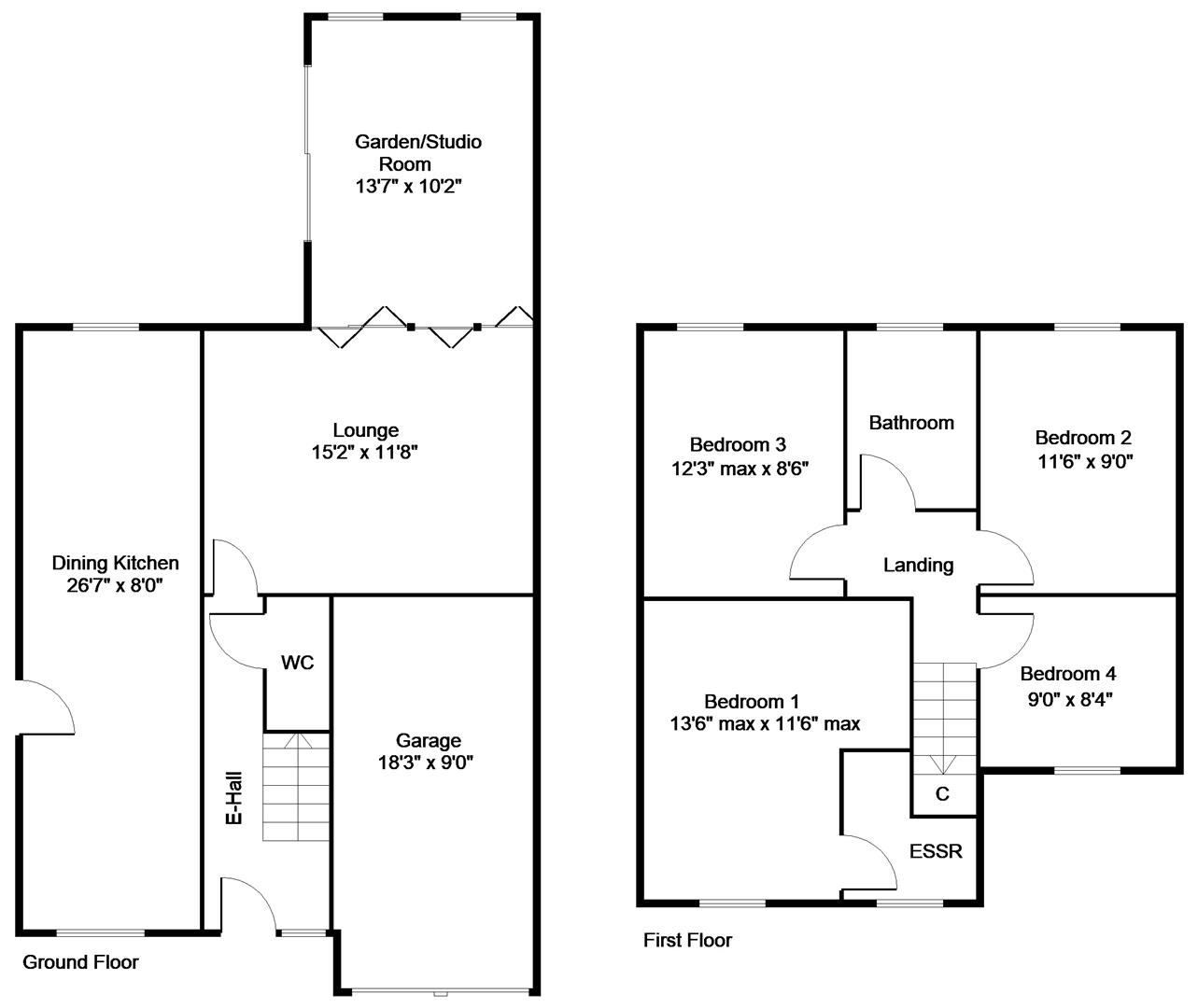 47, Westminster Drive, Doncaster floorplan