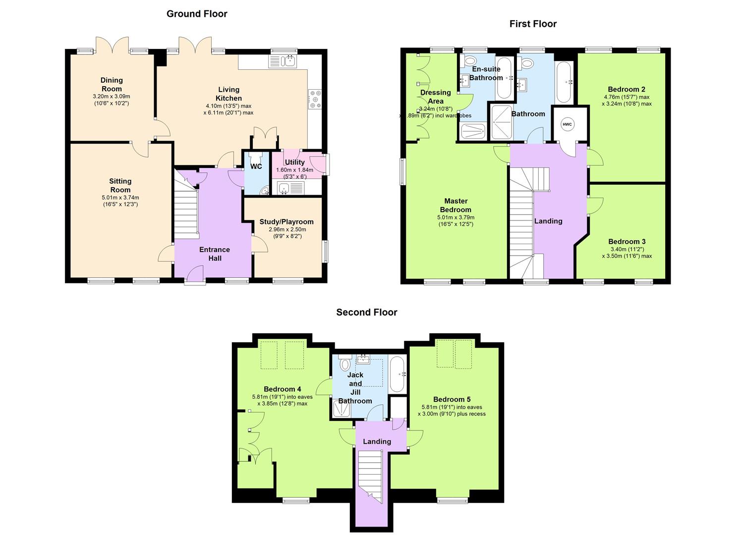 5 Bedrooms Detached house for sale in Cedric Drive, Ashby-De-La-Zouch LE65