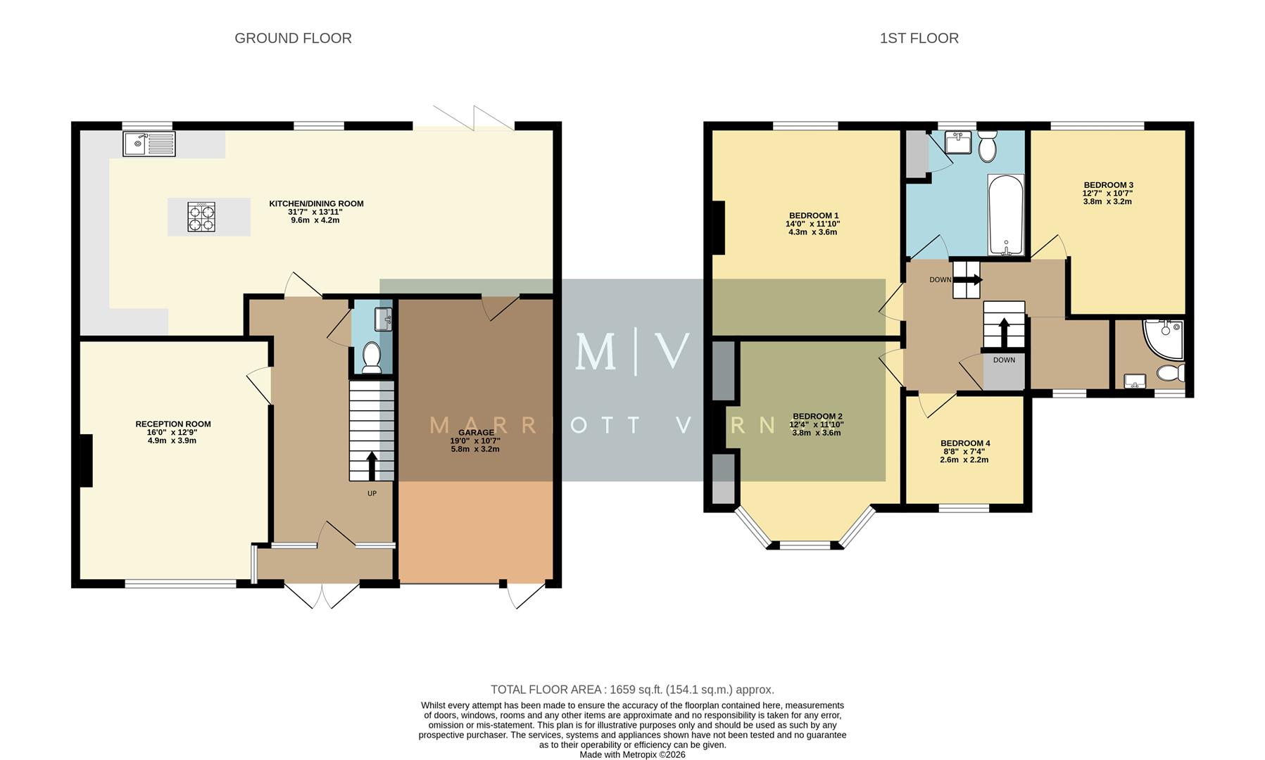 6, Crest Road, South Croydon floorplan