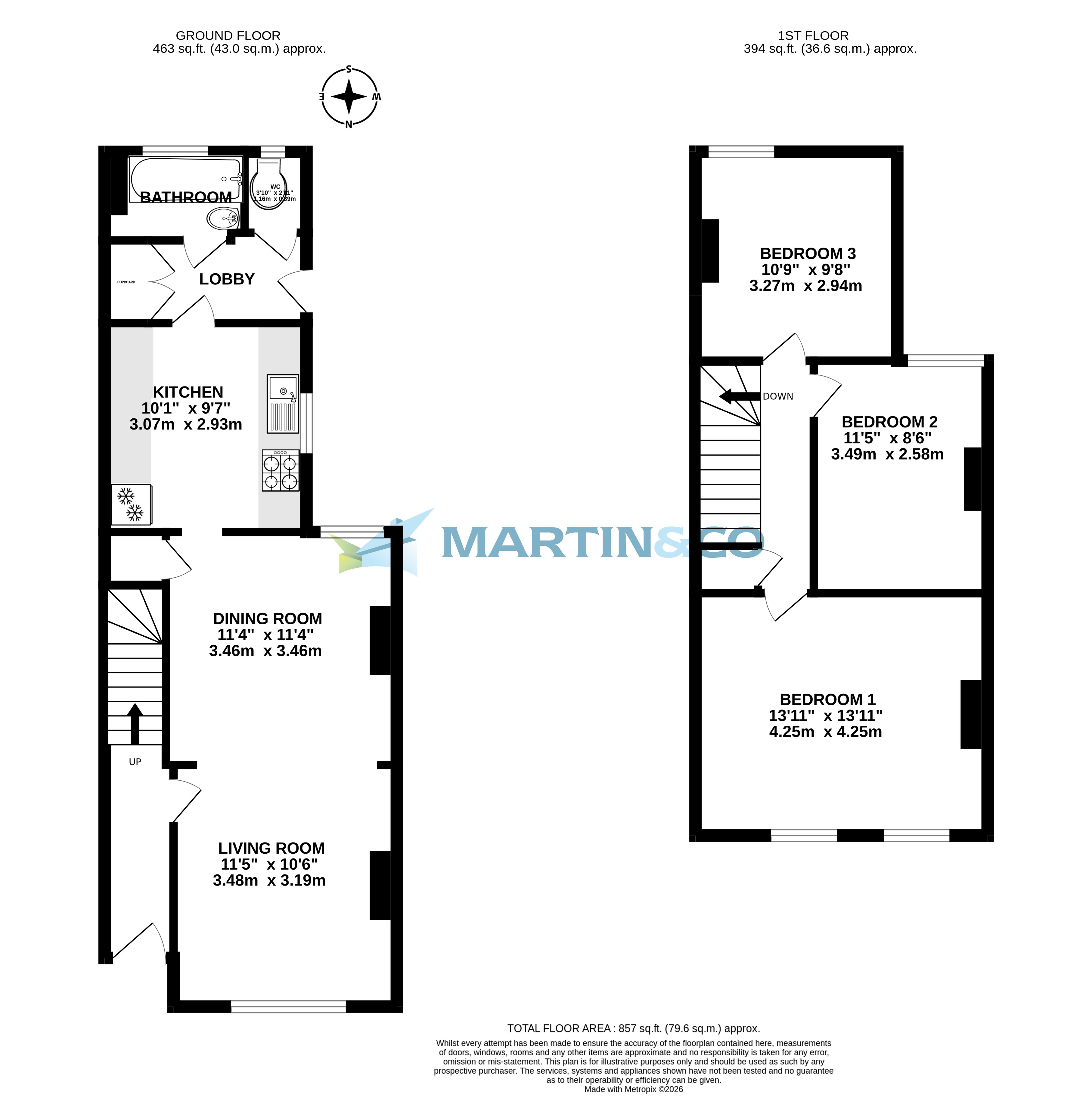 49, Southern Road, Hamsphire floorplan