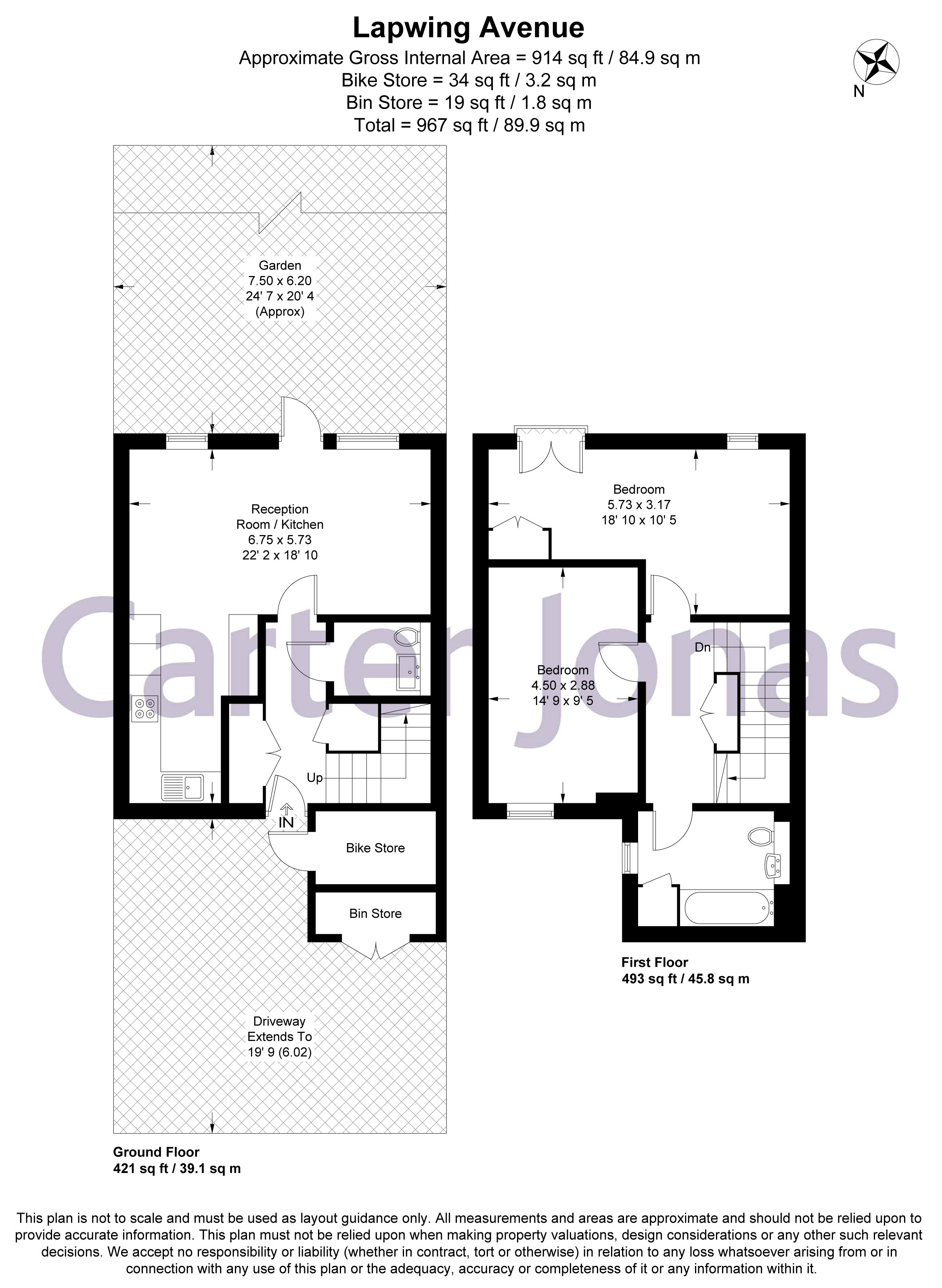 13, Lapwing Avenue, Cambridge floorplan