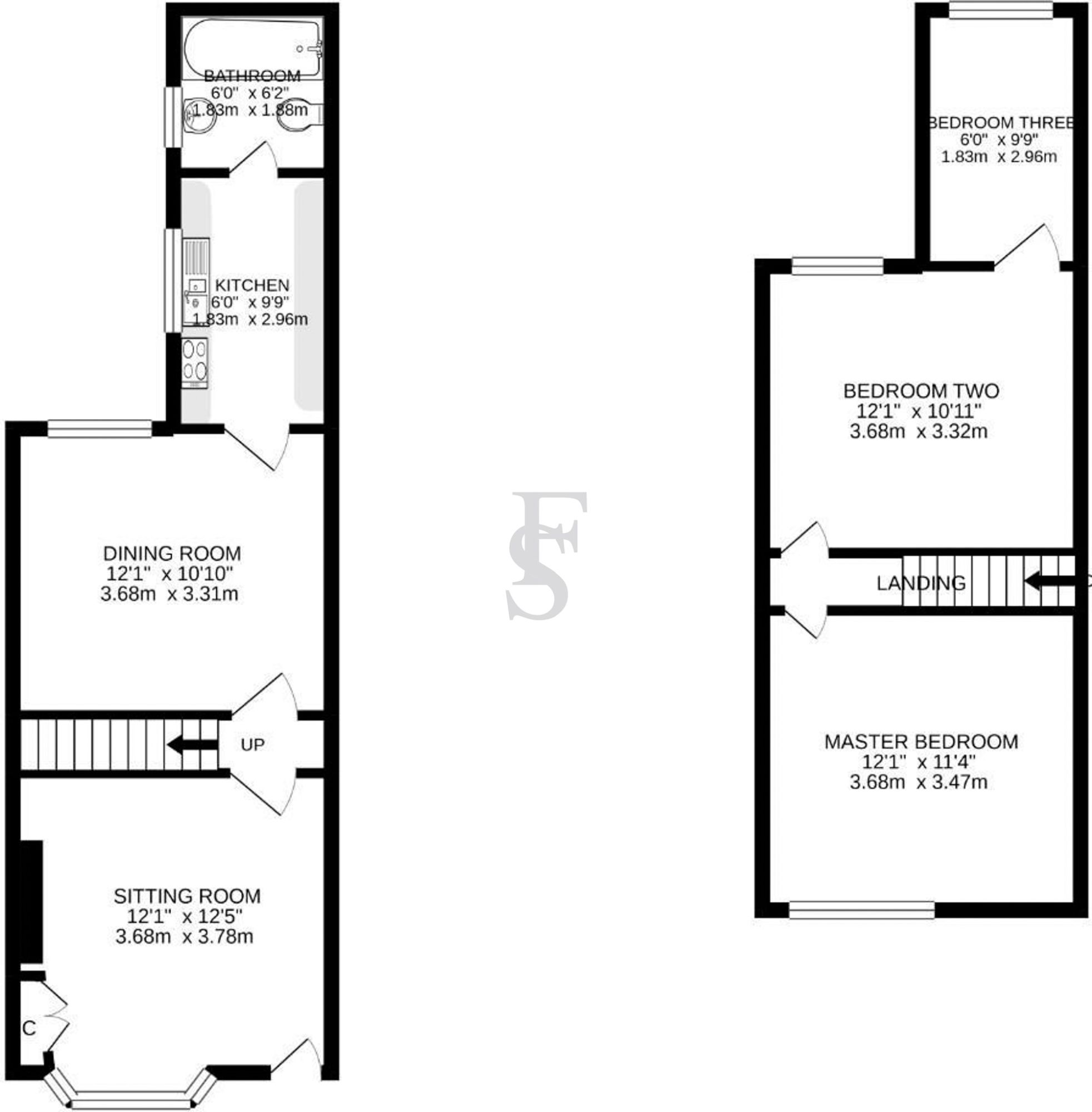 7 Spencer Street, Leicester floorplan