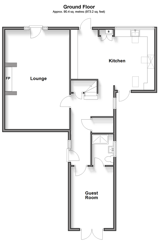 Felderland Close Worth, Deal floorplan