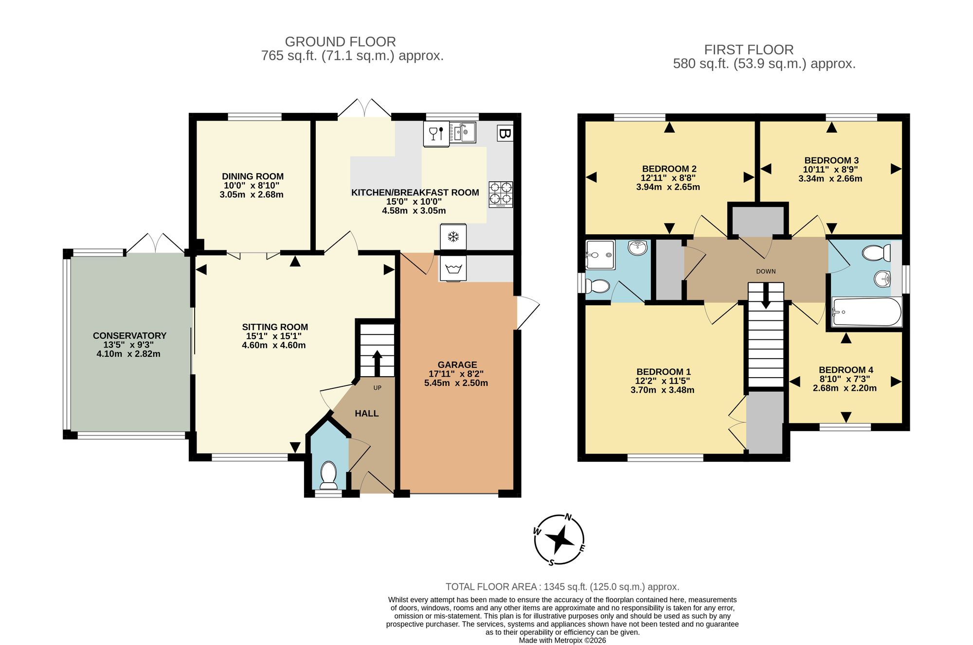 12 Orkney Close, Torquay floorplan