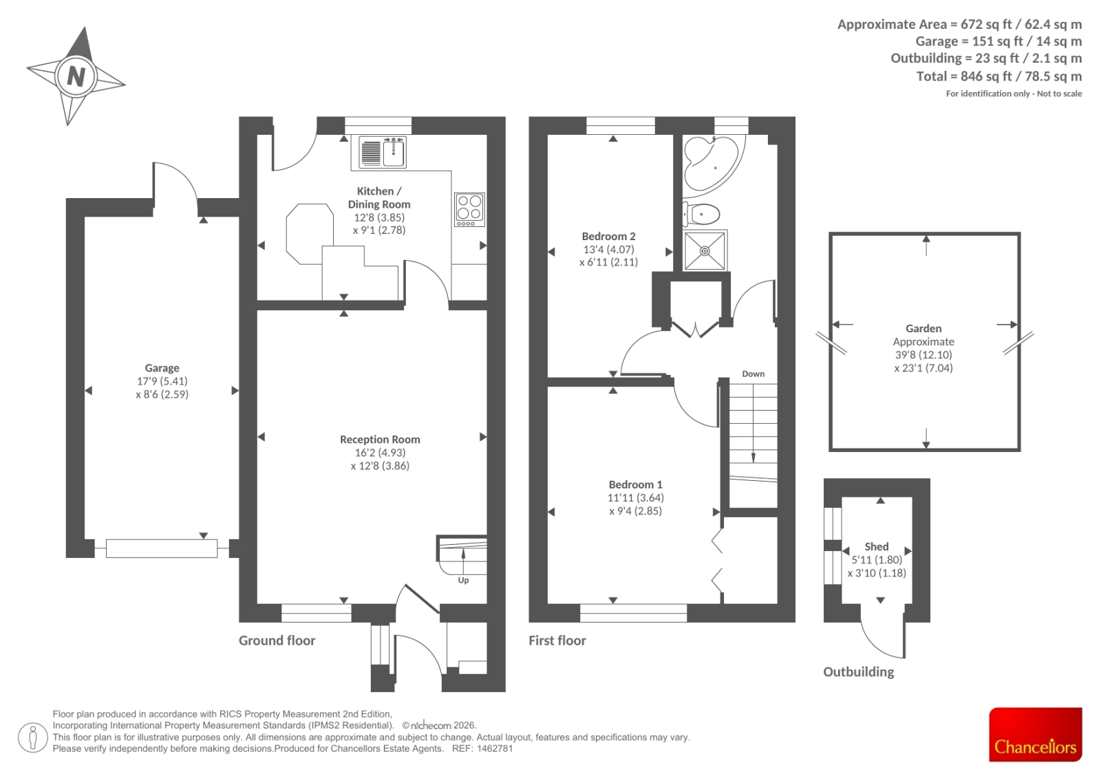 45 DENTON CLOSE, Botley, Oxford floorplan