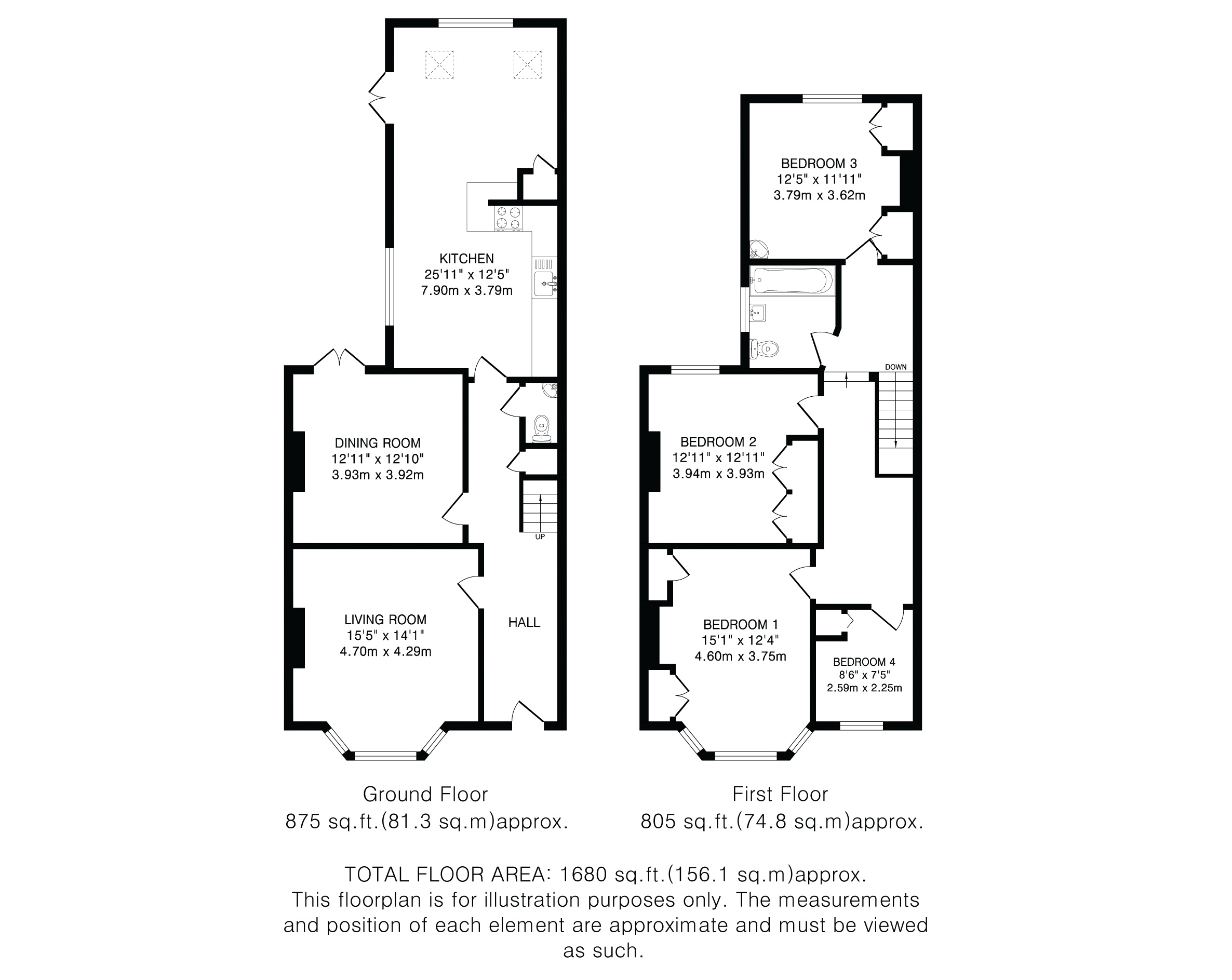 5, Park View Road, Hertfordshire floorplan