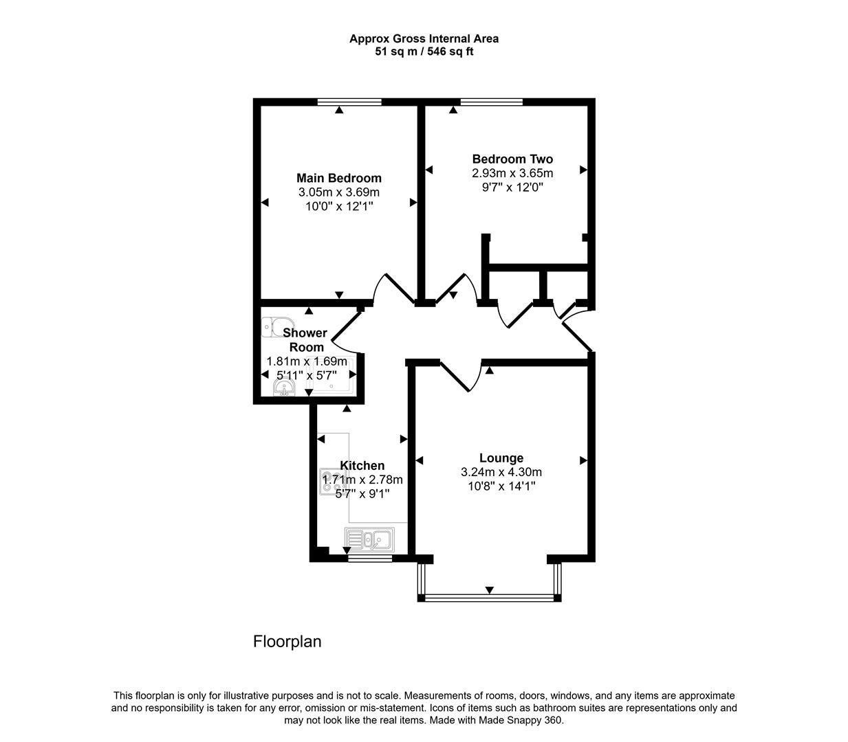 2, Mayfield Gardens, Carluke floorplan
